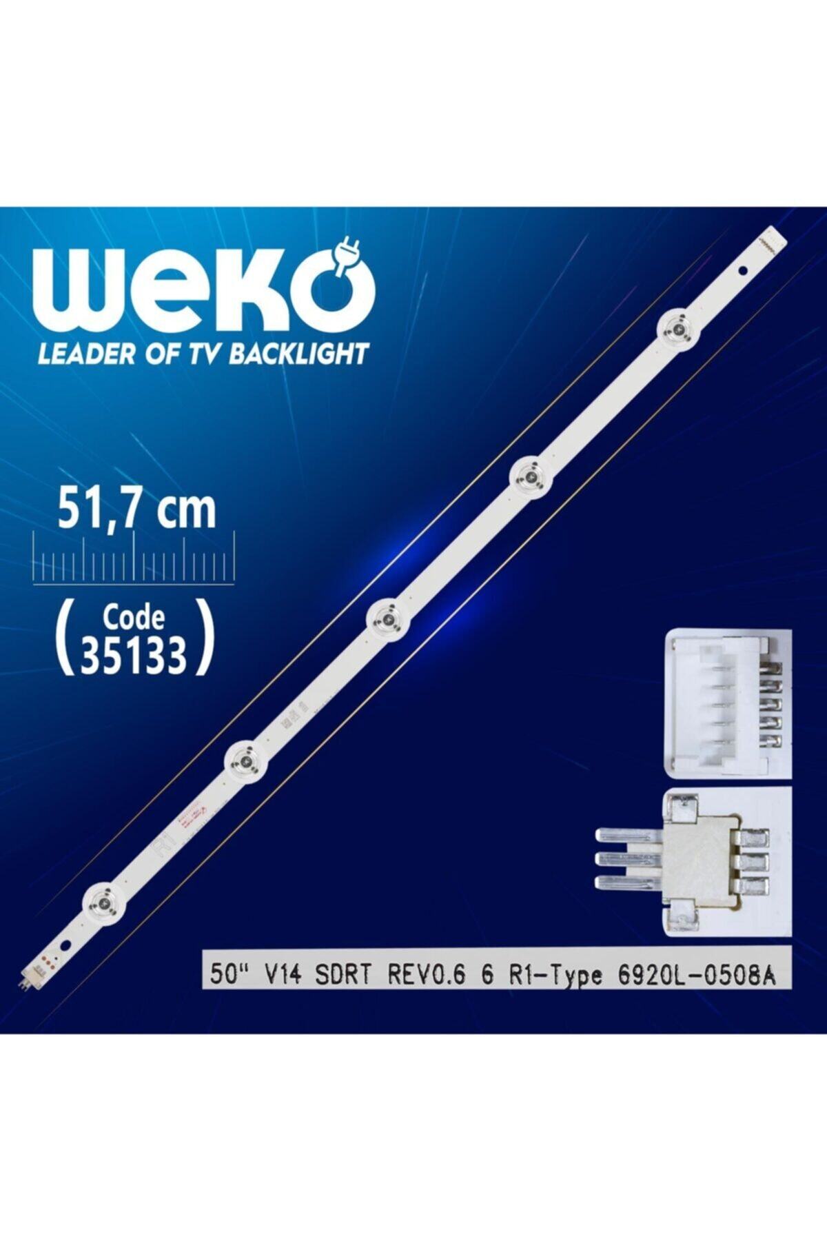 WEKO 50 V14 Sdrt Rev0.6 6 R1-type 6920l-0508a - 51.7 Cm 5 Ledli - (wk-399)