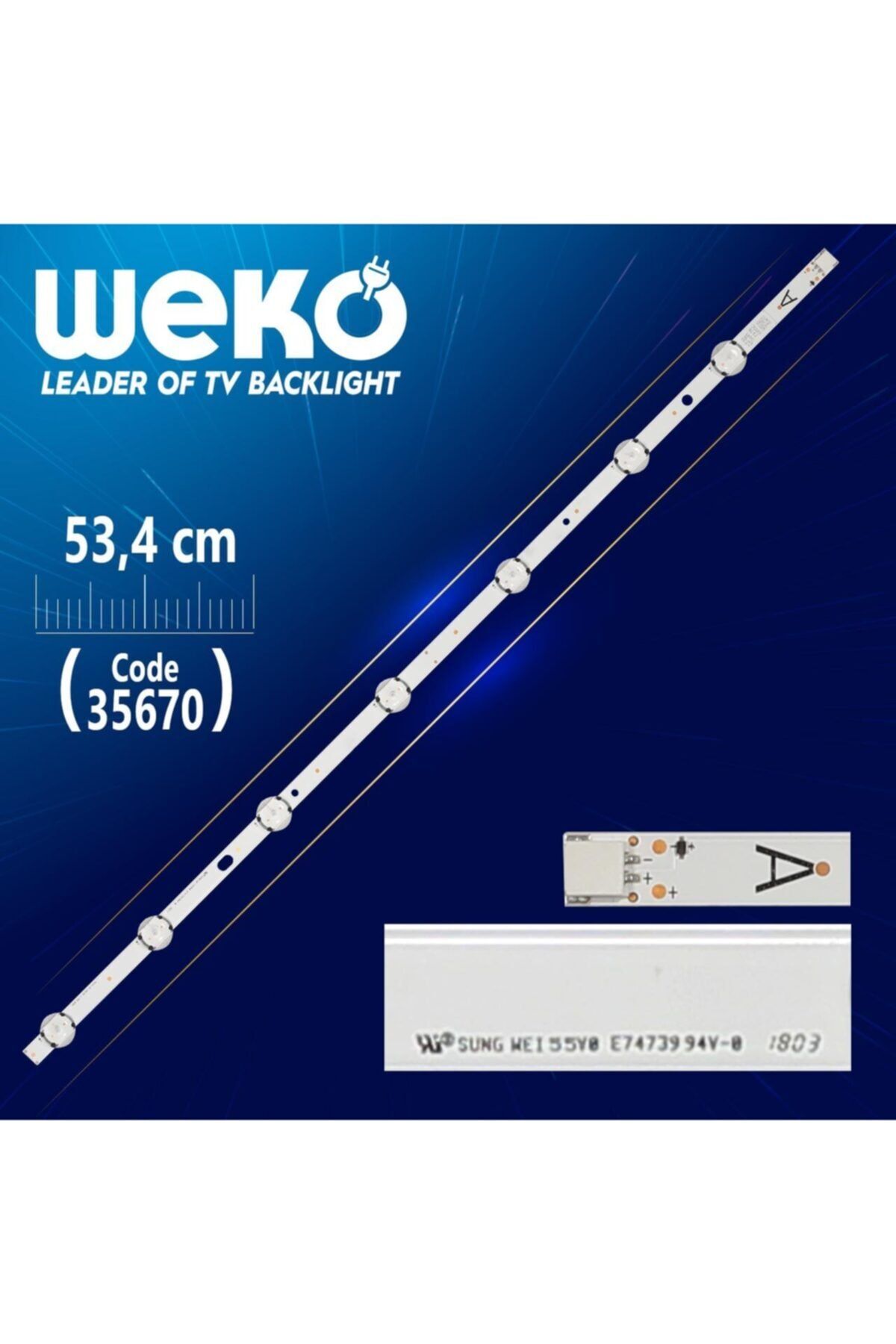 WEKO Vestel 55 Uhd Drt A-type Rev01 - 53.4 Cm 7 Lensli - (wk-1149)