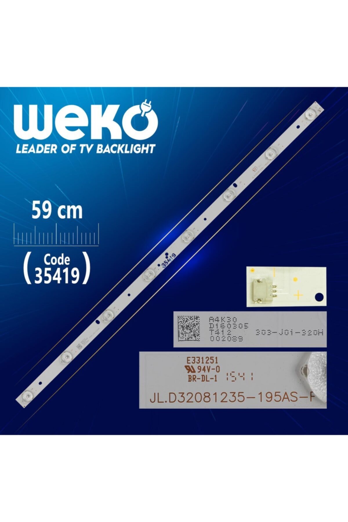 WEKO Jl.d32081235-195as-f-a1 - 303-j0*1-320h - 8 Ledli 59 Cm - (wk-314)