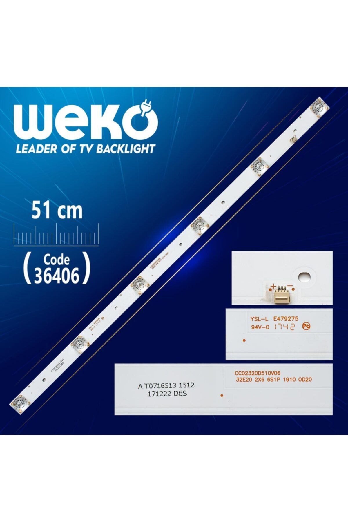 MERTER Cc02320d510v06 32e20 2x6 6s1p 1910 0d20 6 Ledli 51 Cm