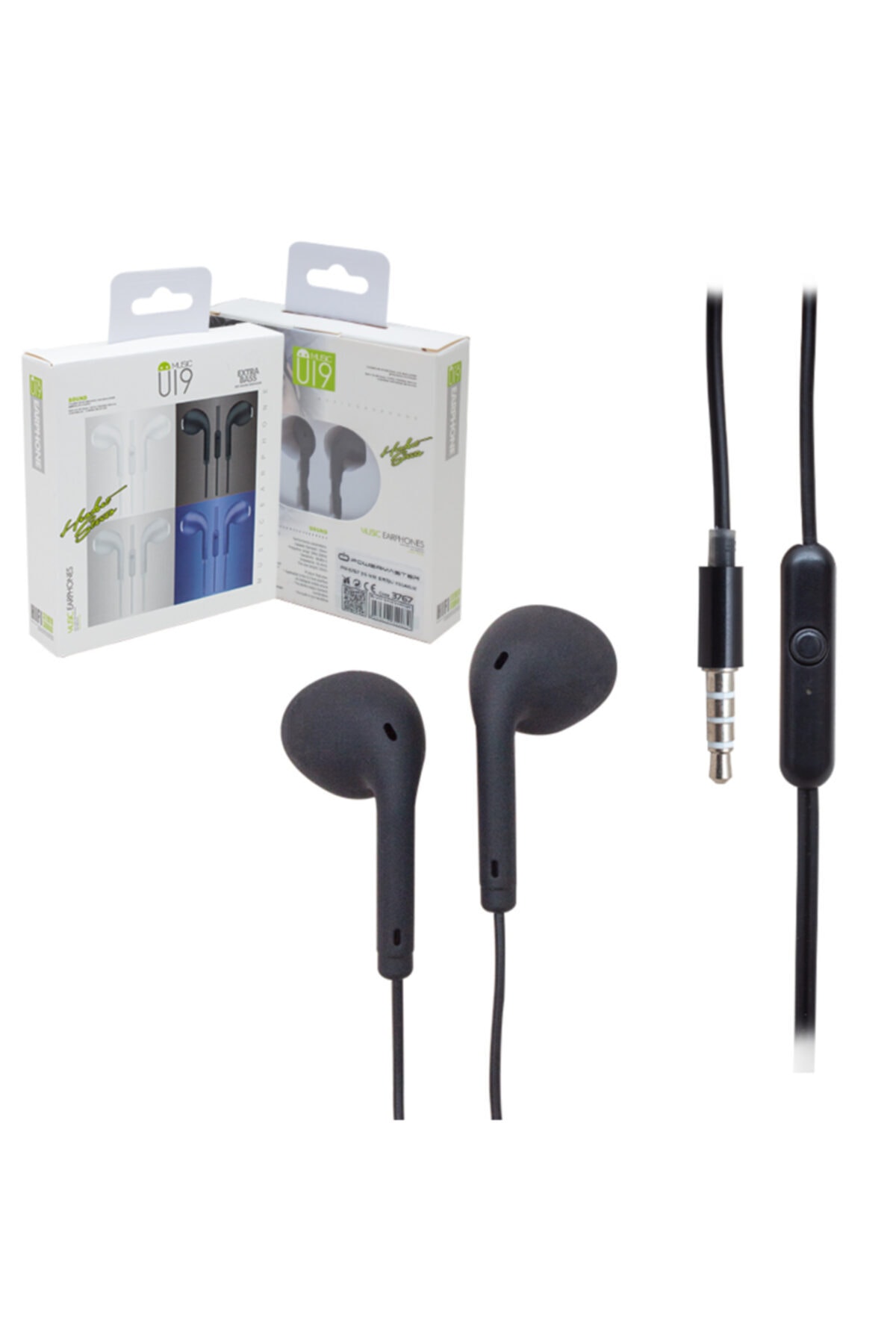 Powermaster Pm-3767 3.5 Mm Jacklı Kulakiçi Mikrofonlu Kulaklık