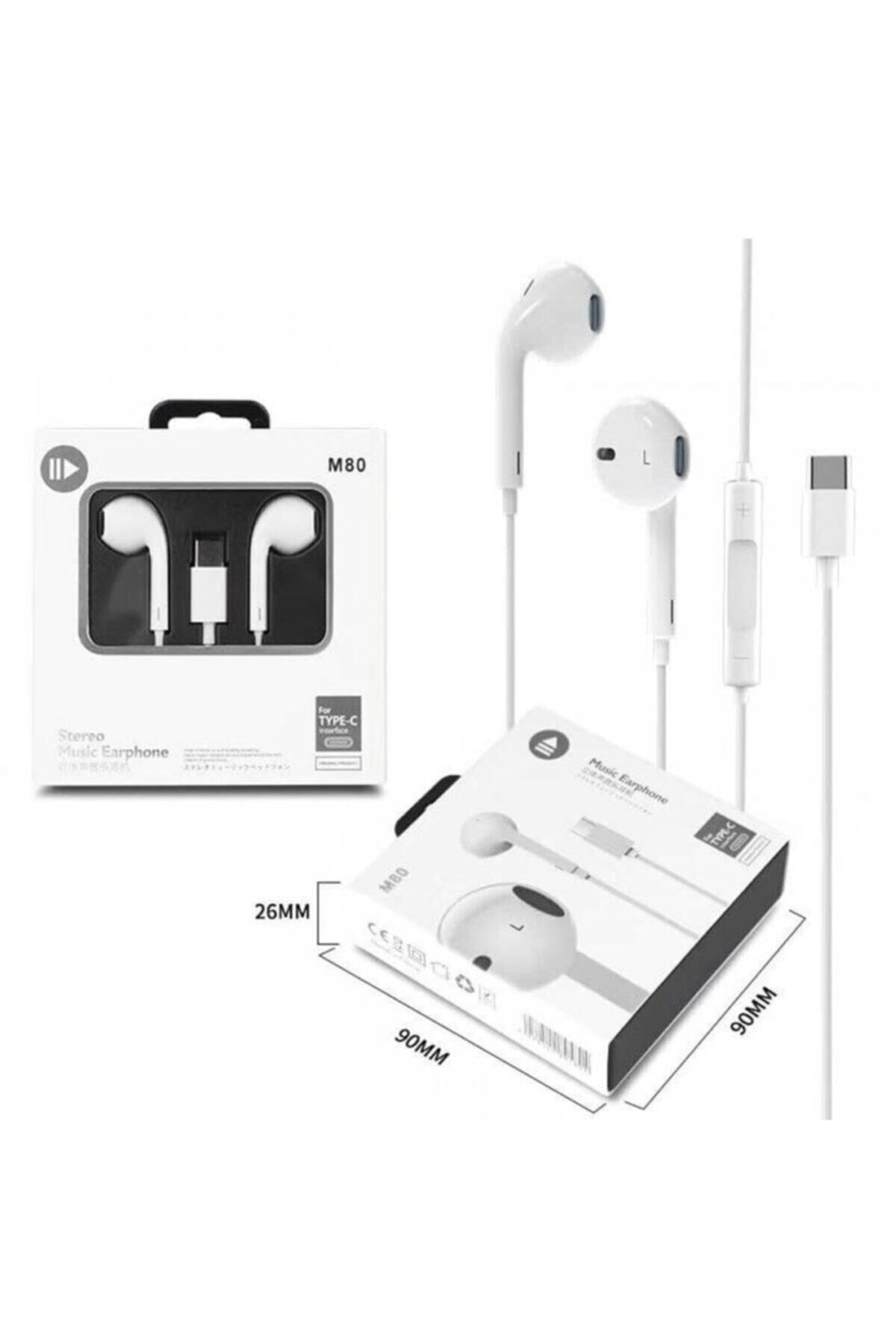 Powermaster Pm-3817 Type-c Girişli Mikrofonlu Kulakiçi Kablolu Kulaklık