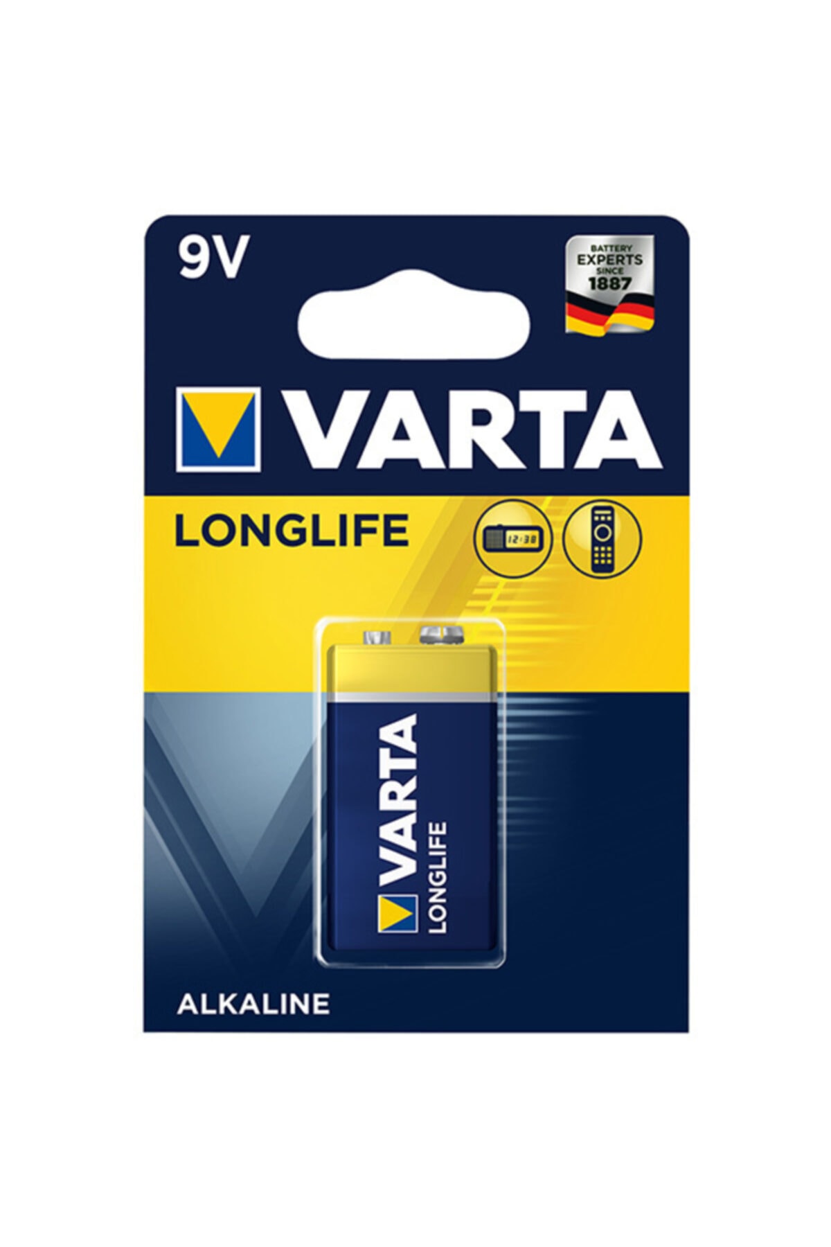 MERTER Varta Longlıfe Power Alkalin 9 Volt Pil Tekli Paket Fiyat