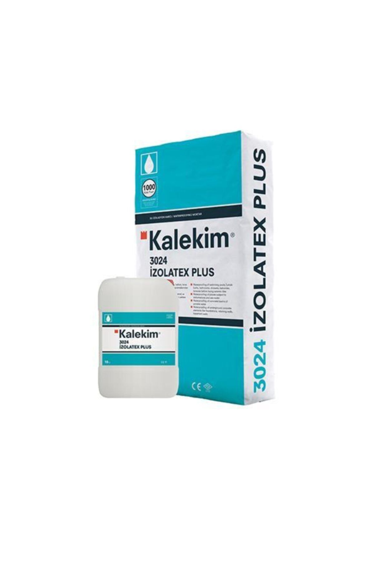 Kalekim 3024 Izolatex Plus Çift Bileşenli Su Yalıtım Harcı 20kg + 10lt