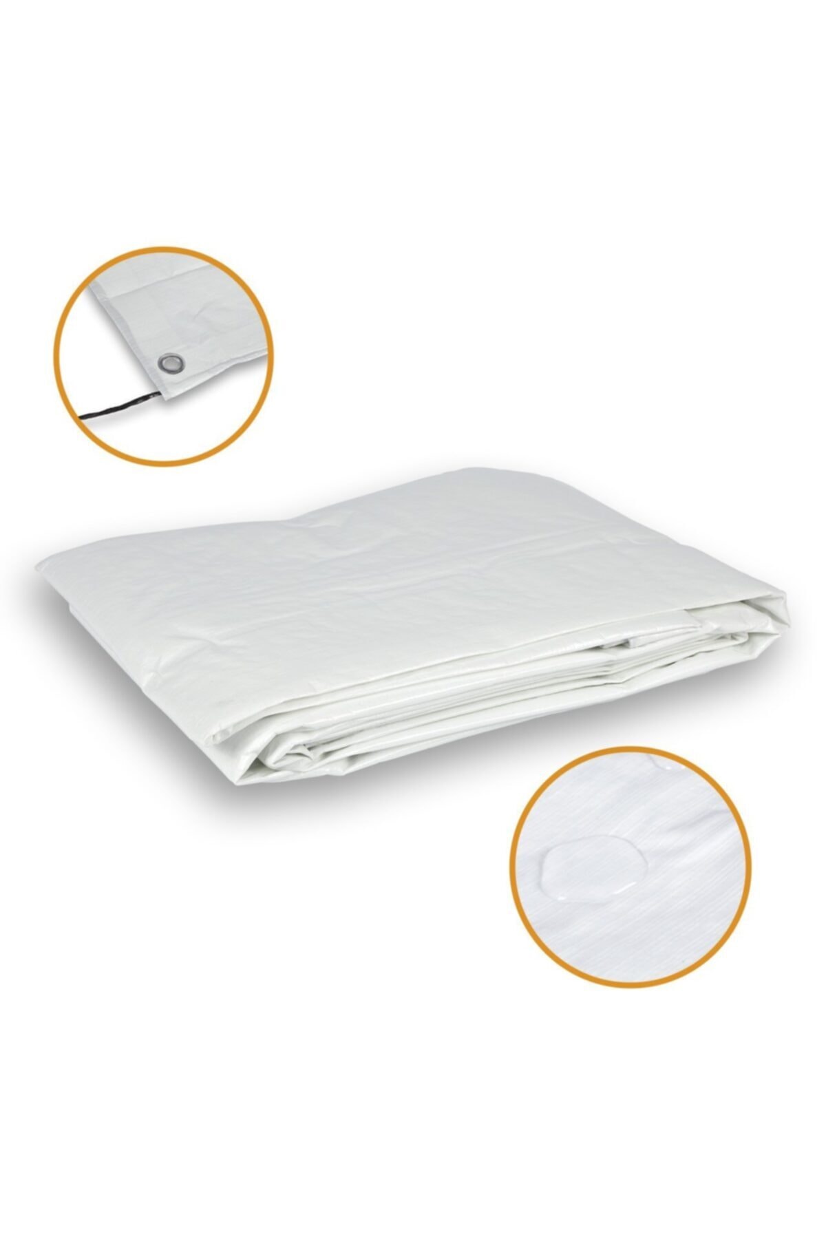 Branda Marketim Ebatlı Çadır Branda 4mtx7mt-beyaz