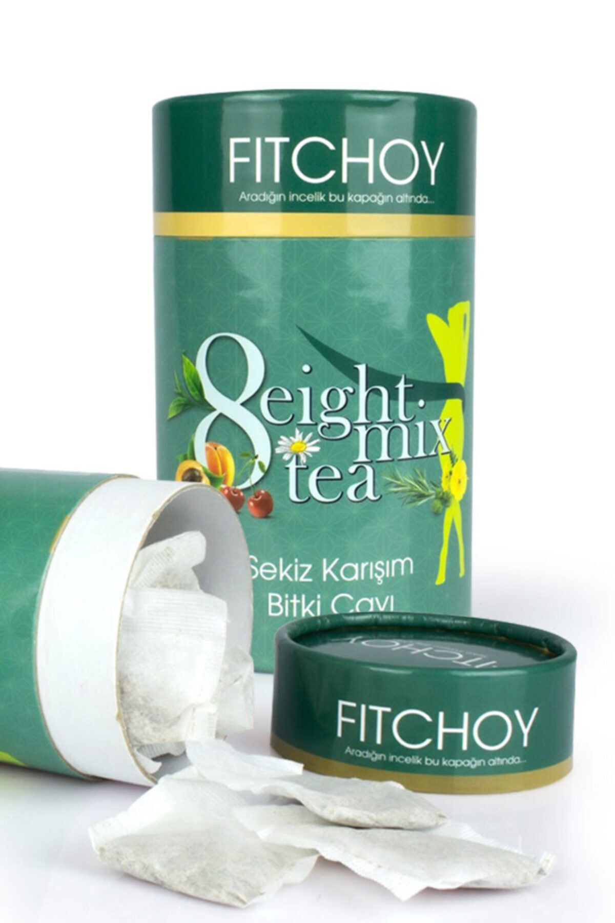 Fitchoy 8'li Mix Zayıflama Çayı 3'lü Paket Yeşil Çay -l Carnitin-kayısı Formulasyonu