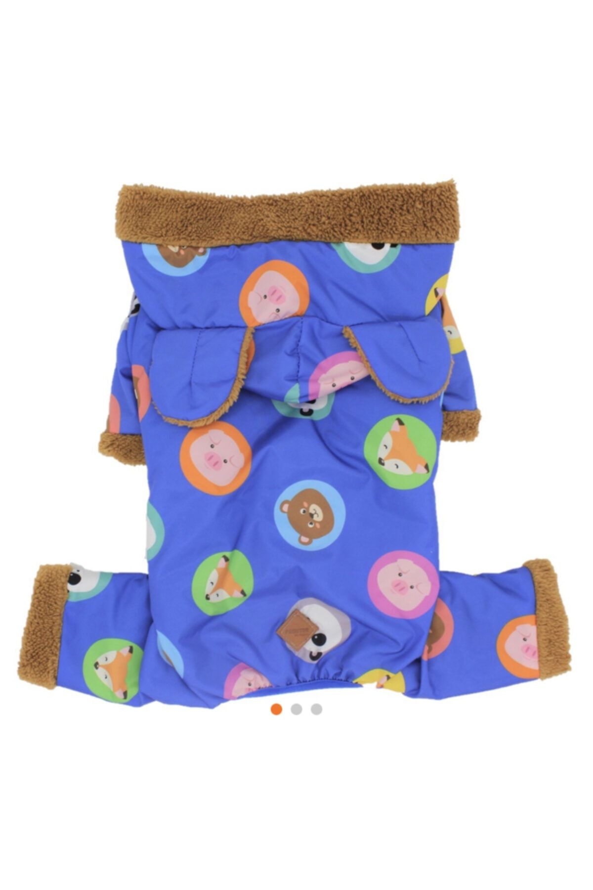 Pawstar Mavi Polarlı Tulum Küçük Irk