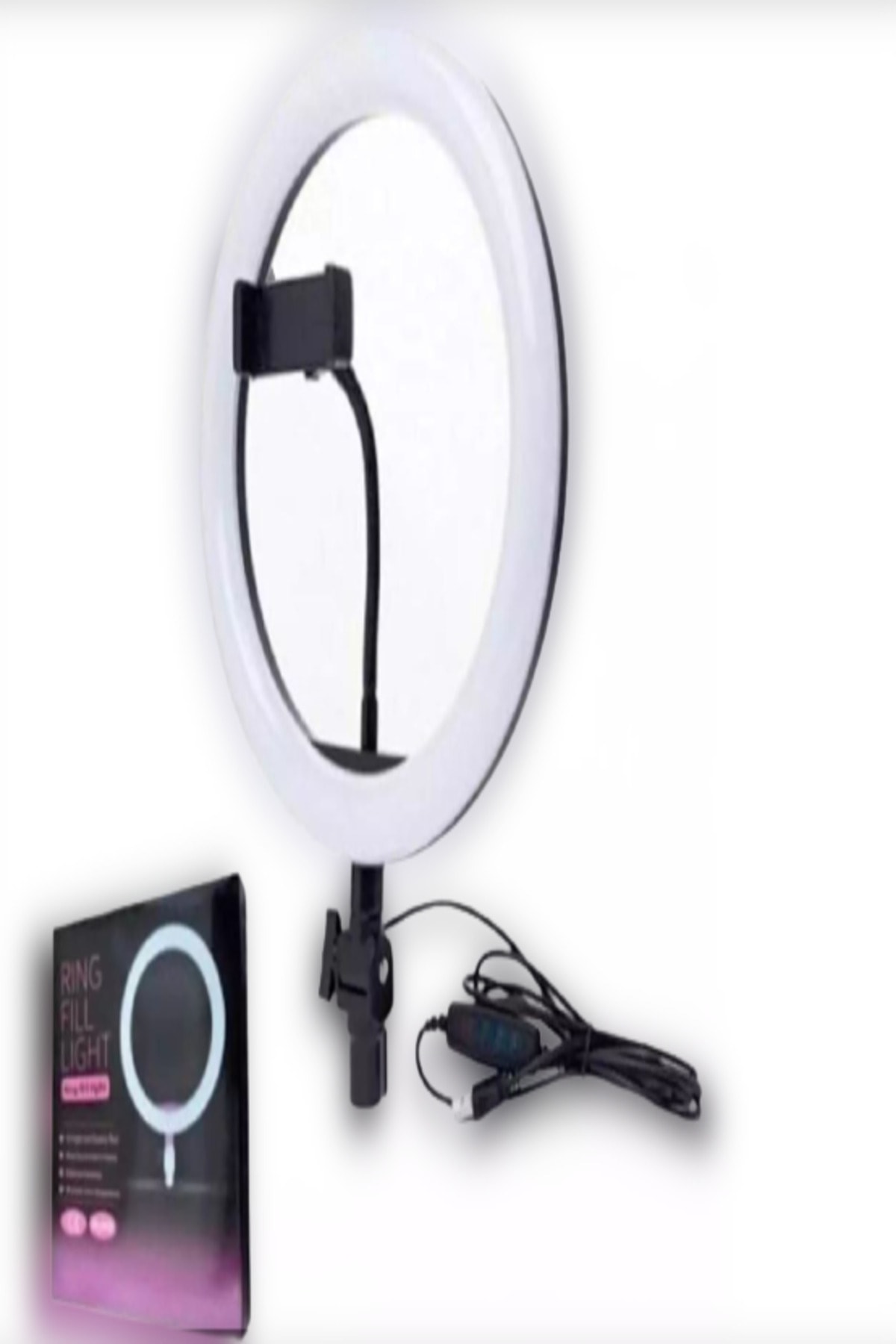 KOİ TECH Acl Hx-260 Led Ring Light Youtube Tiktok Makyaj Kuaför Çekimleri Tripodlu Selfie Halka Işık