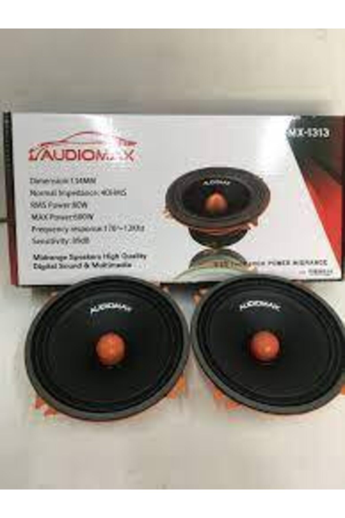 AUDİOMAX Audıomax 13 Cm Mıdrange Profosyonel Serisi