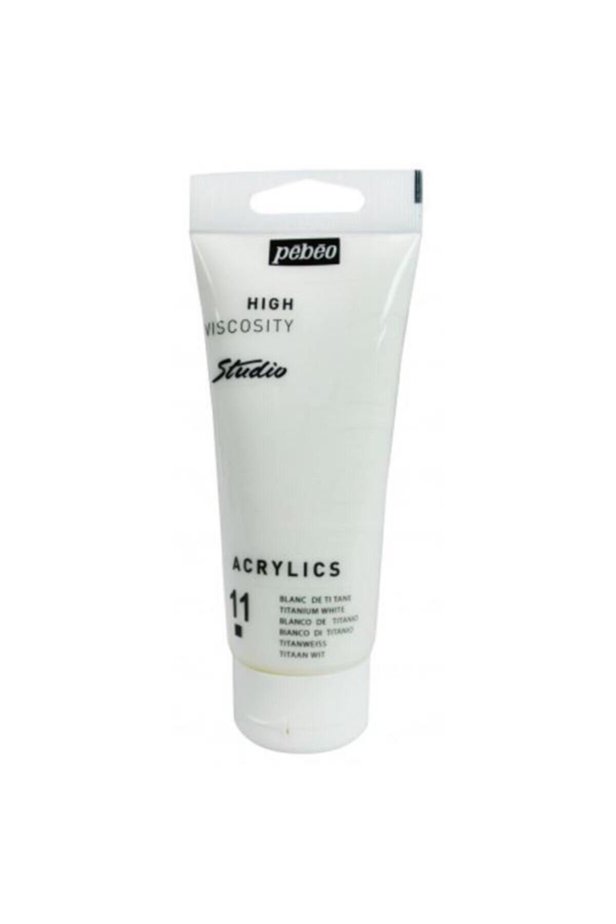 Pebeo Studio Akrilik Boya 100 Ml. 11 Titanium White
