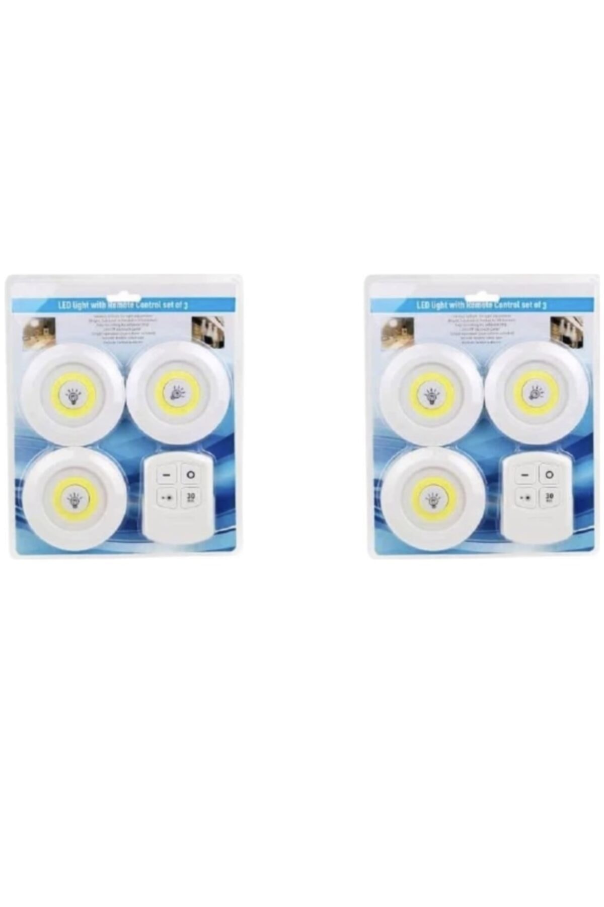 3D Technomax Geseus Uzaktan Kumandalı Pilli Üçlü Spot Led