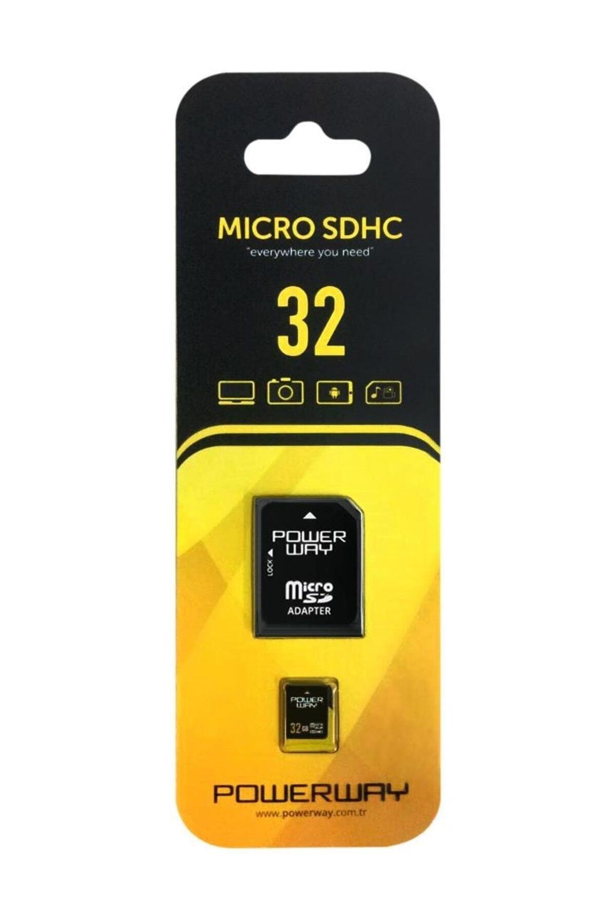 POWERWAY 32 Gb Hafıza Kartı Class