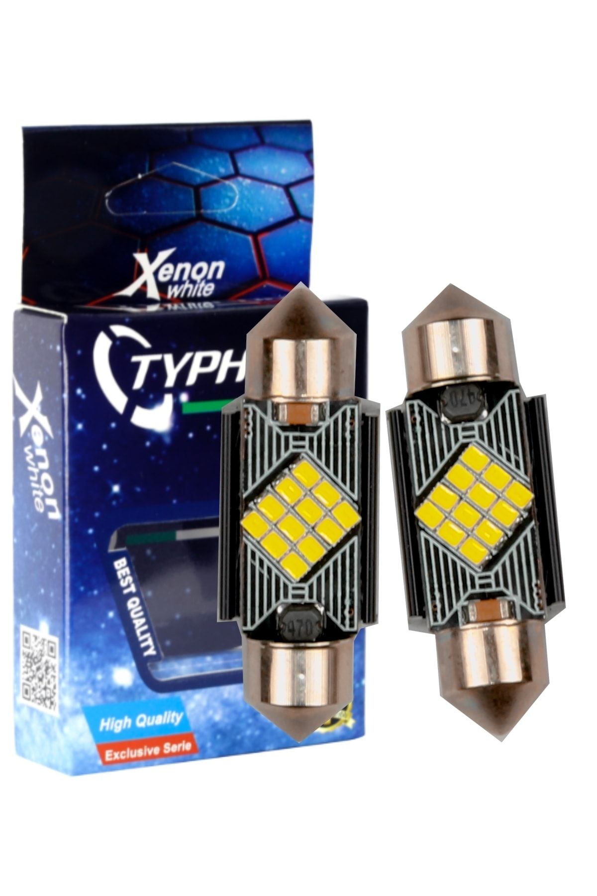 Typhoon 1101- 39mm Sofit Canbus'lı Tavan Plaka Led Ampülü.15 Gün Kullanın Memnun Kalmazsanız Paranız Iade