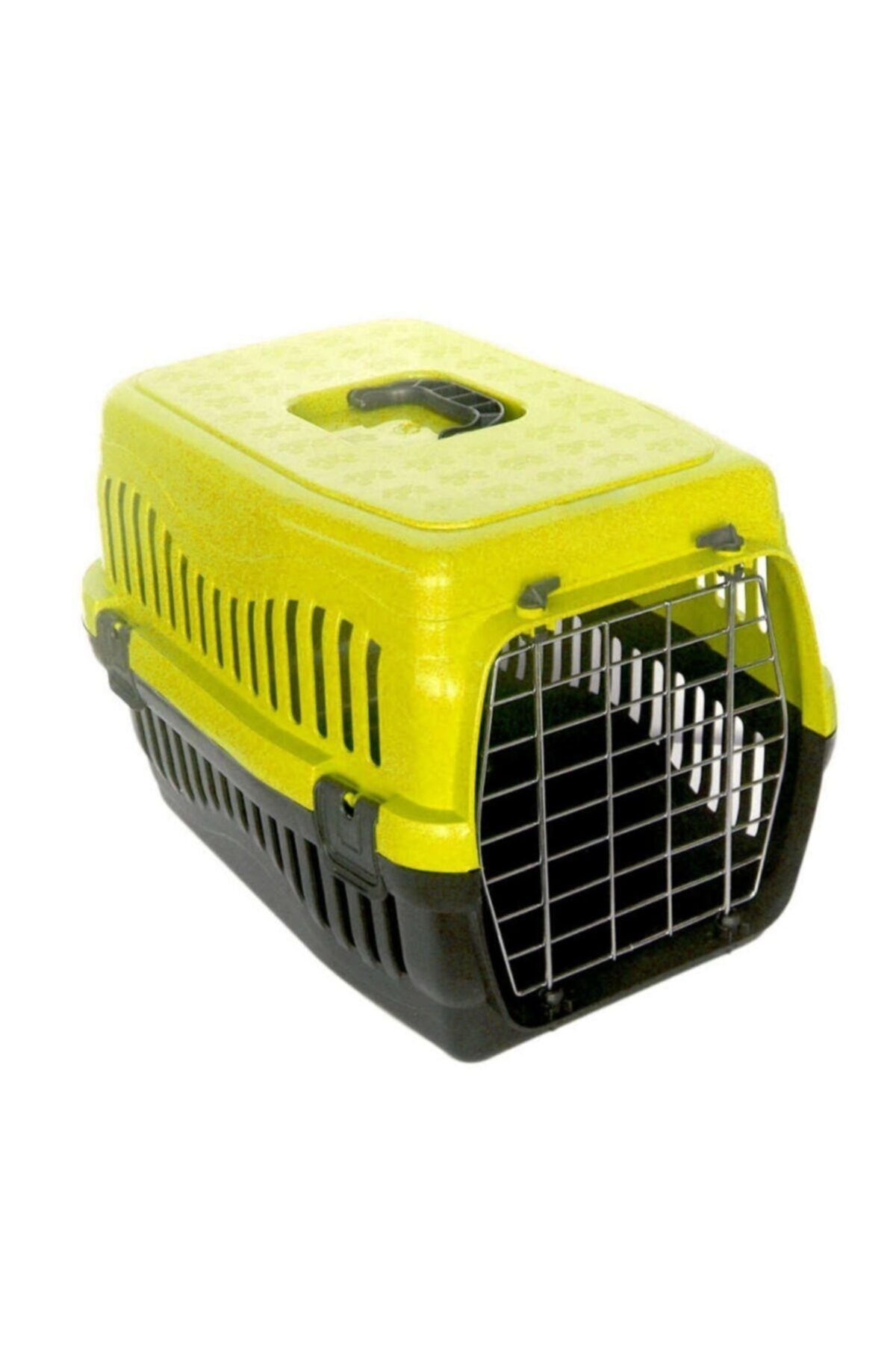 Apco Kedi Taşıma Çantası Metal Kapılı Sarı Renk