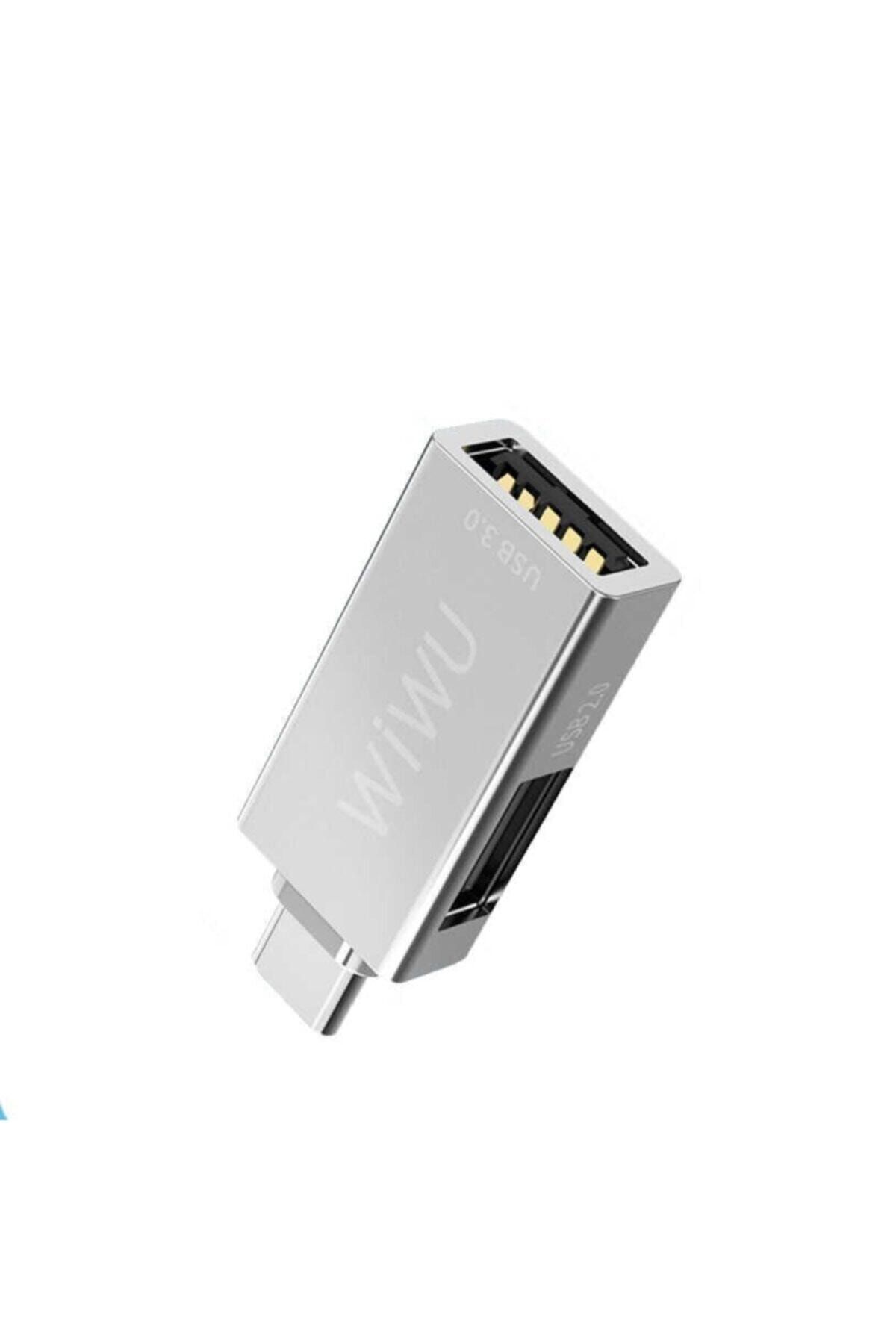 dijimedia Zore Wiwu T02 Type-c Hub Samsung Huawei Xiaomi Otg Usb Aparat