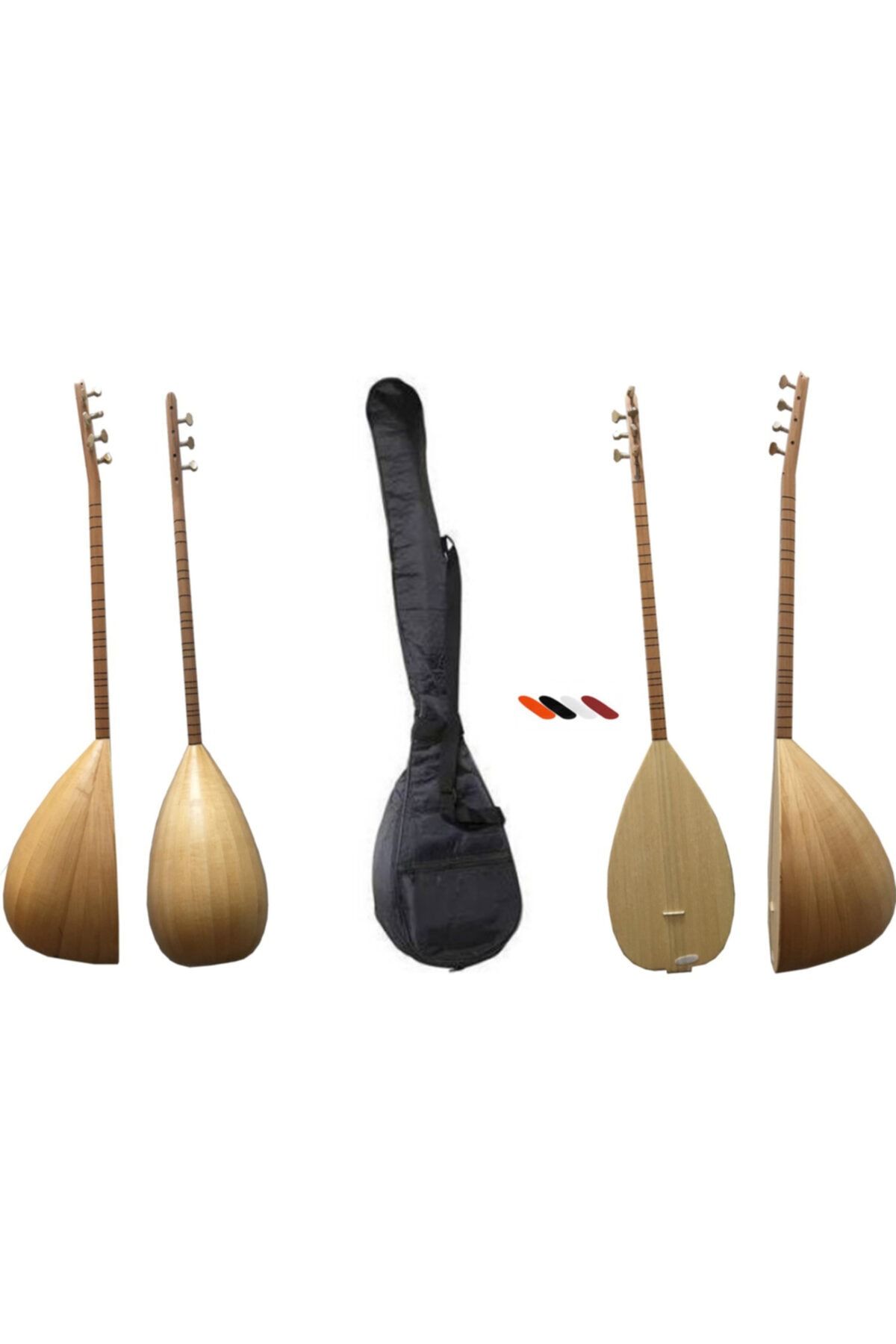 Bağlama Uzun 1. Sınıf Öğrenci Kılıf+mızrap+yedek Takım Tel