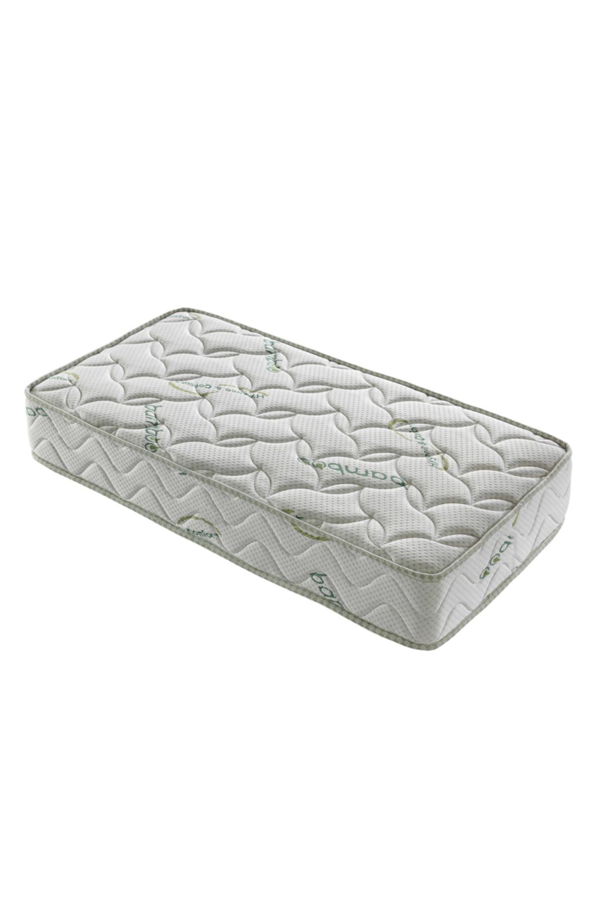 KUPONS 80x120 Bamboo Ortopedik Yaylı Bebek Yatak