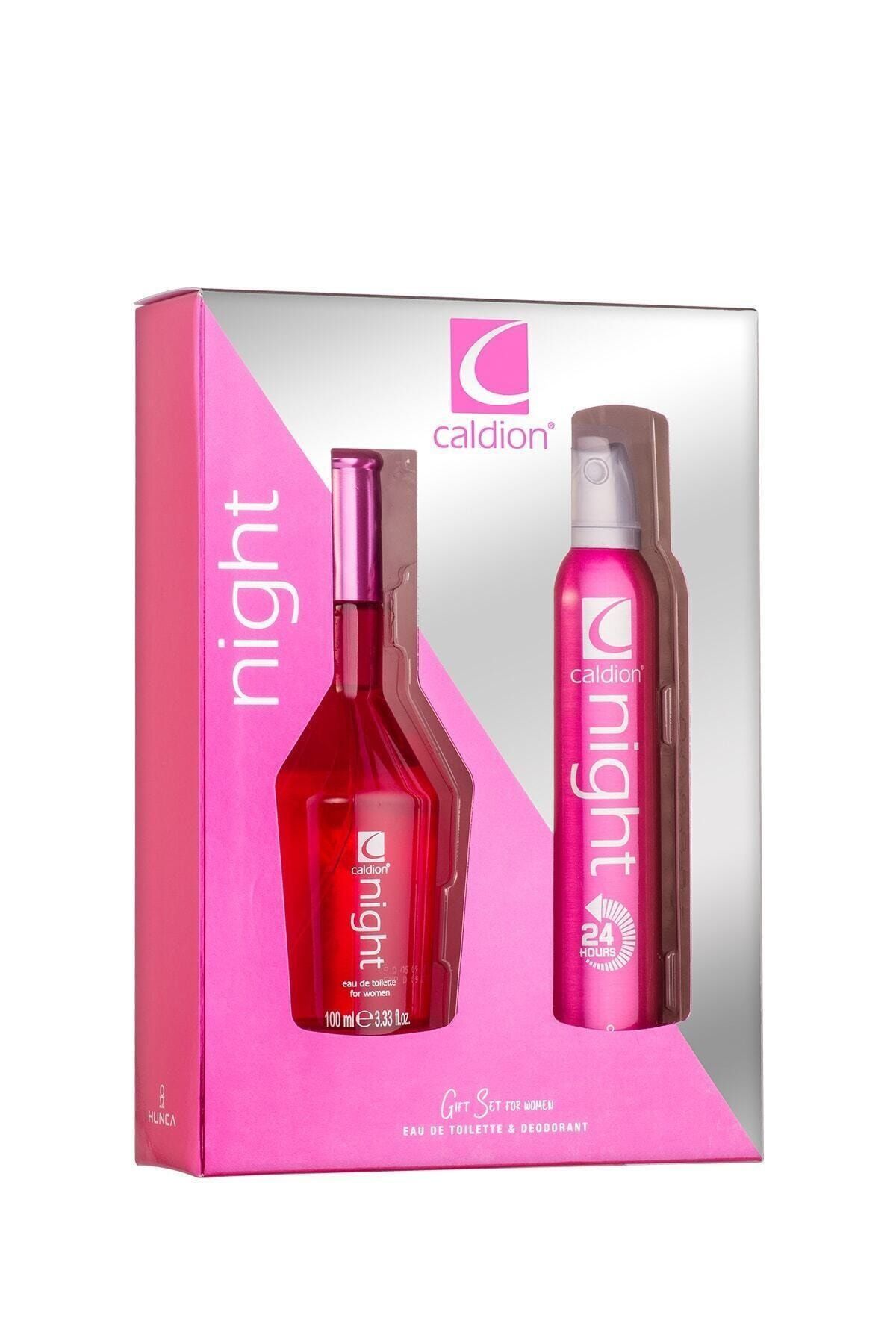 Caldion Night Kadın Parfüm Edt 100ml Deodorant Sprey 150 ml Set