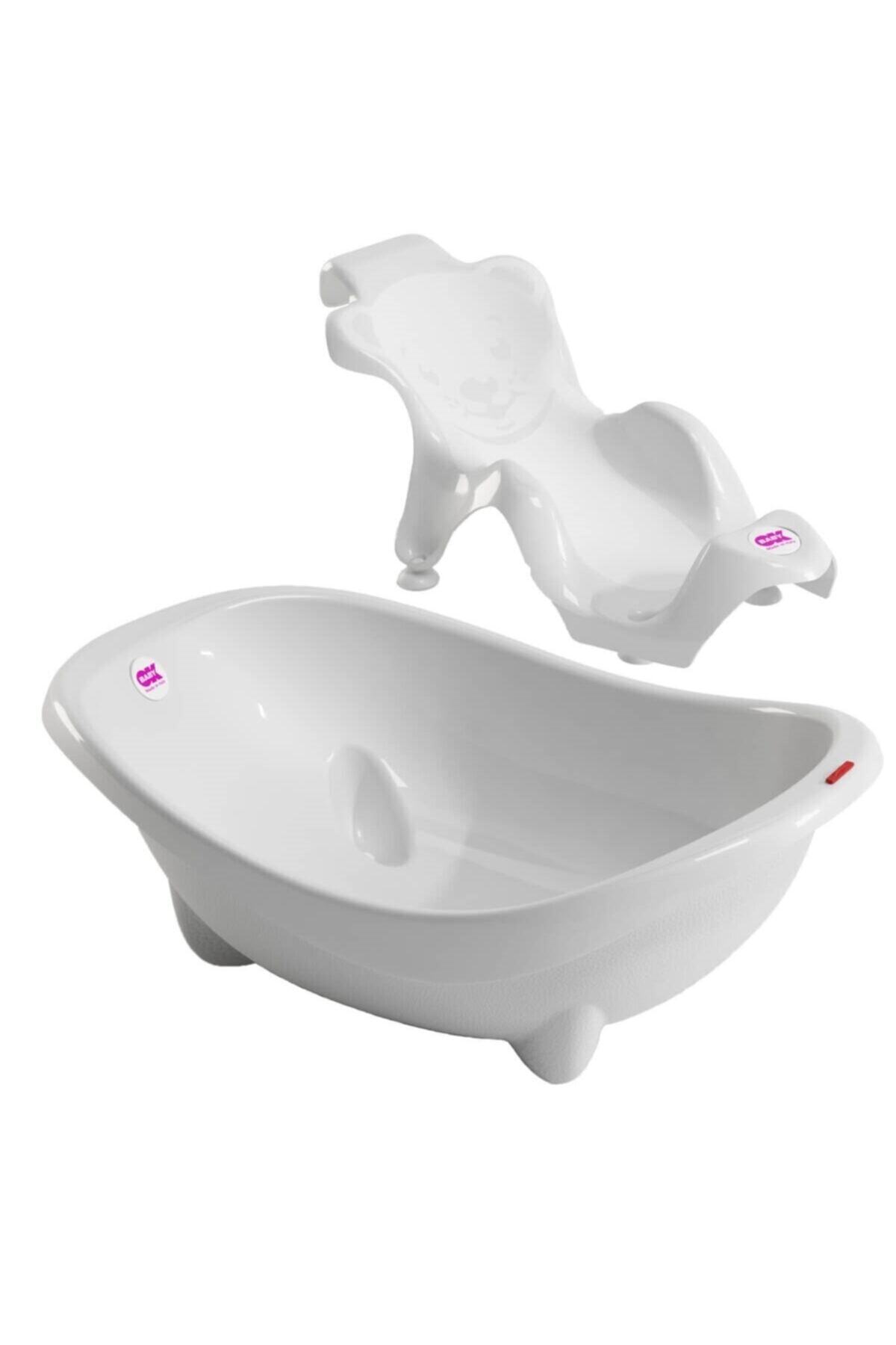 OkBabyy Okbaby Laguna Banyo Küveti & Buddy Küvet Aparatı / Beyaz