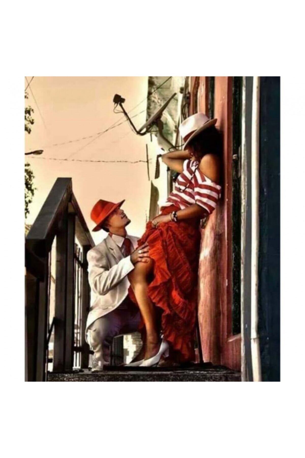 Fupe Shop Aşka Doknuş Sayılarla Boyama Seti Kasnaklı 90 X 110 Cm