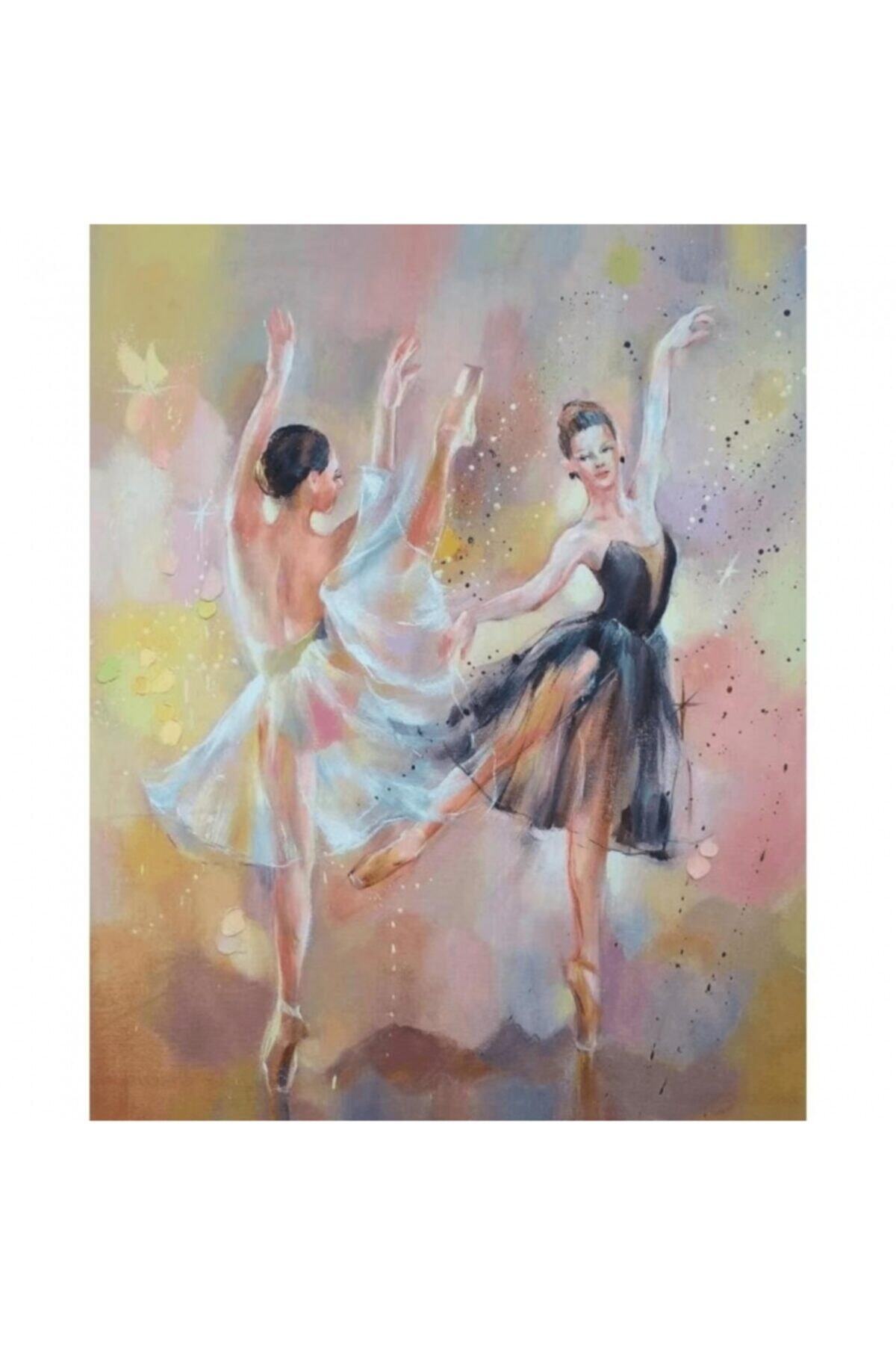 Fupe Shop Renklerin Dansı Sayılarla Boyama Seti Kasnaklı 60 X 75 Cm