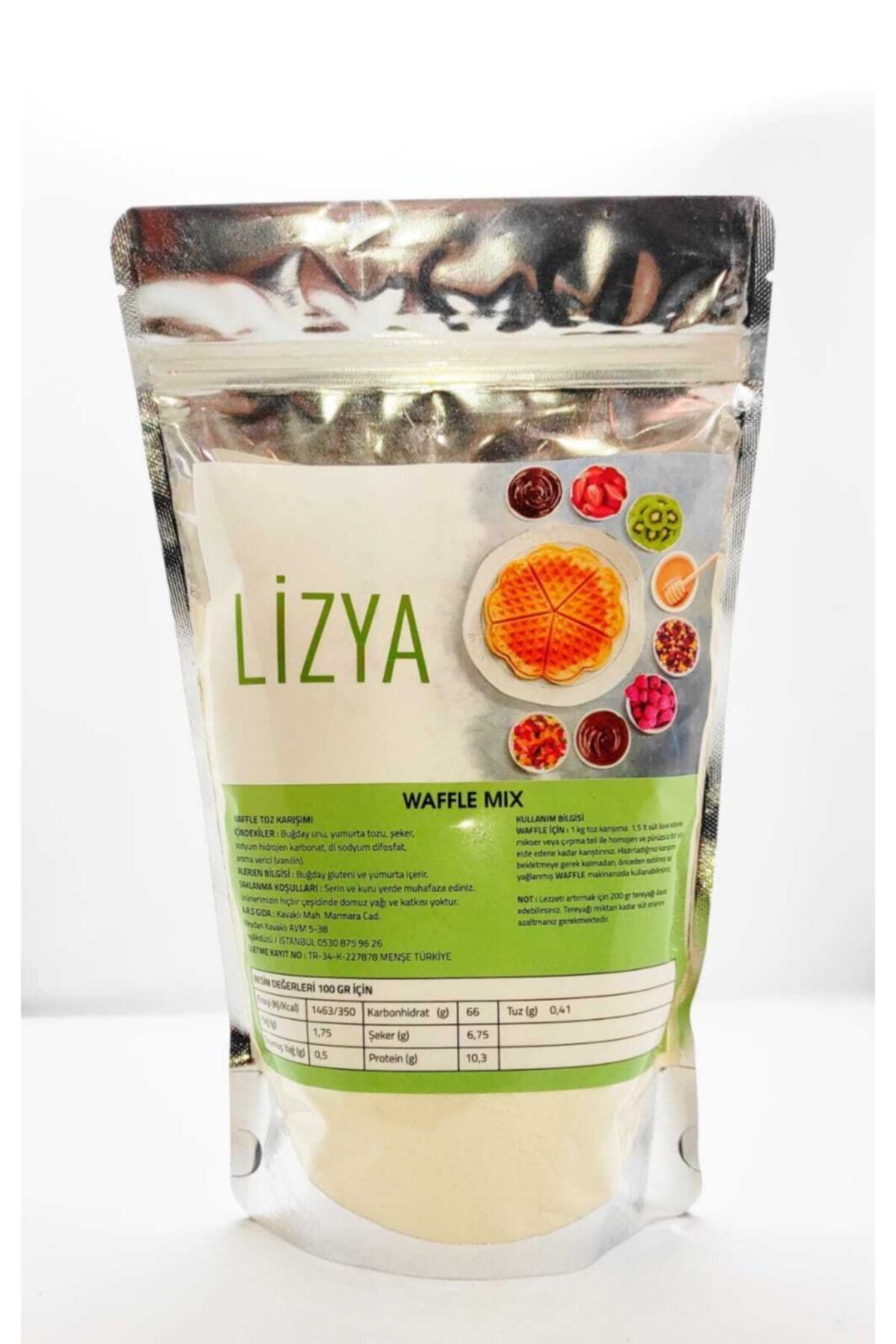 Ars Waffle Toz Karışımı Waffle Mix 1 Kg(SADECE SÜTLE KARIŞTIRILIR)