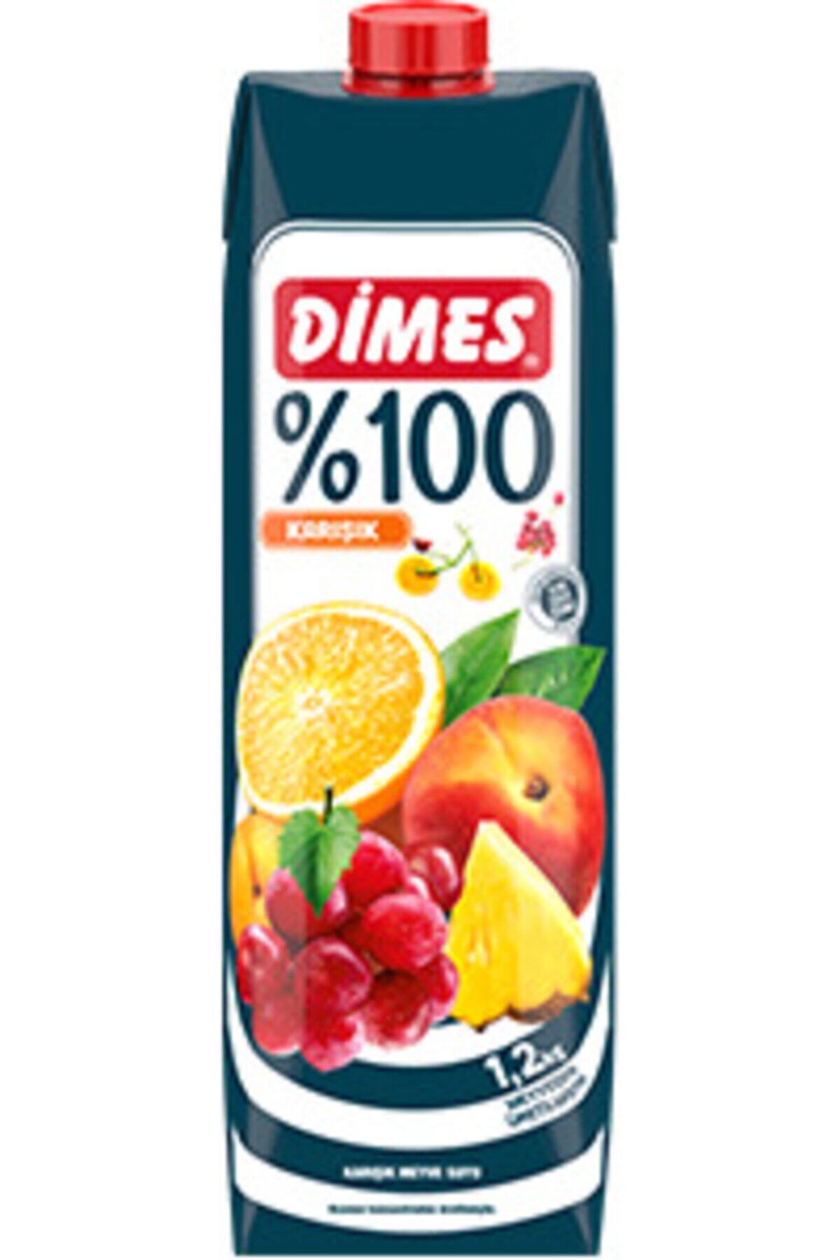 Dimes %100 Karışık Meyveler 1 Lt X 12 Ad.