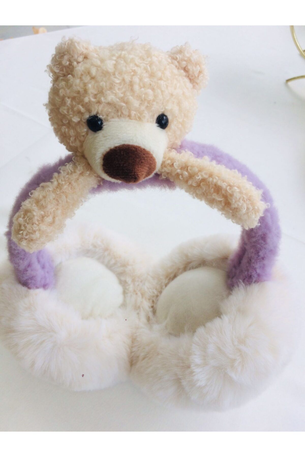 Bade Hediyelik Yeni Moda Ayıcık Sonbahar Kış Sıcak Peluş Kulaklık Kulak Isıtıcı