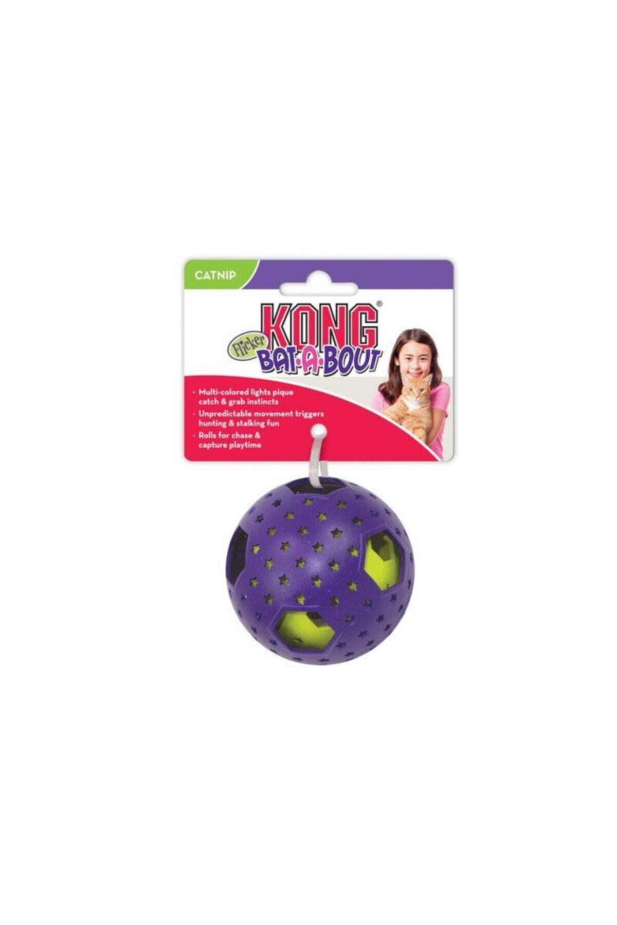 Kong Kedi Bat-a-bout Kediotlu Işıklı Ve Hareketli Kedi Oyun Topu