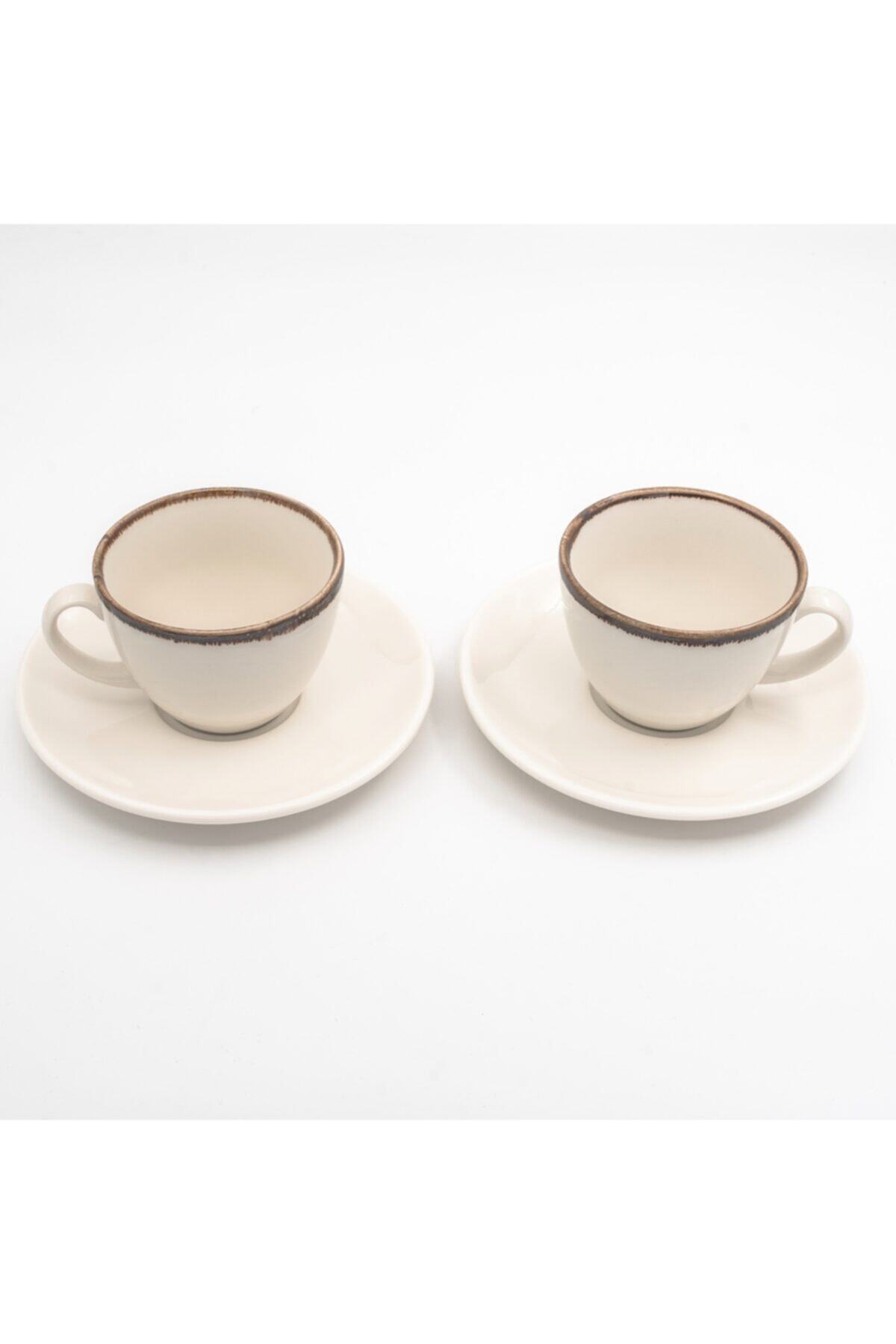 Bonna Porselen Bonna Premium Porcelain 2’li Fincan Takımı 230cc