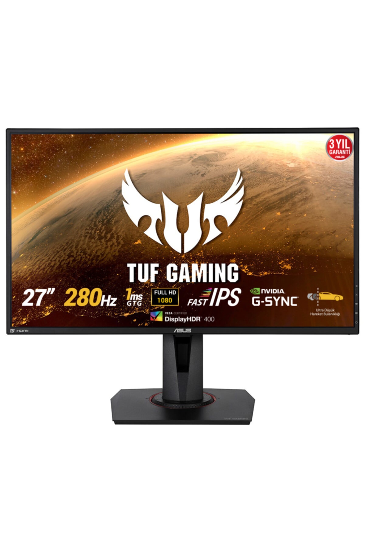 ASUS 27 Tuf Gamıng Vg279qm Fhd Ips 1ms 280hz
