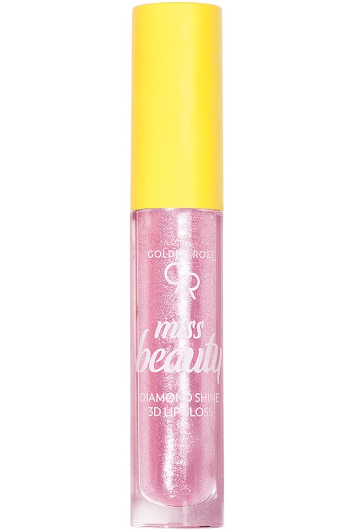 Golden Rose Miss Beauty Diamond Shine 3d Dudak Parlatıcısı Pink Trip No: 01