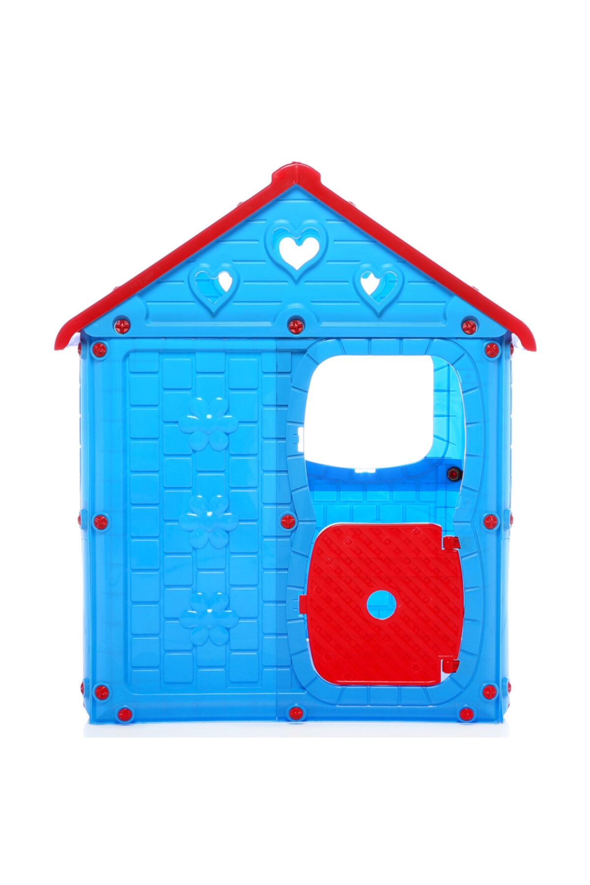 Şimşek Toys Plastik Çocuk Oyun Evi Renkli Evler - Mavi