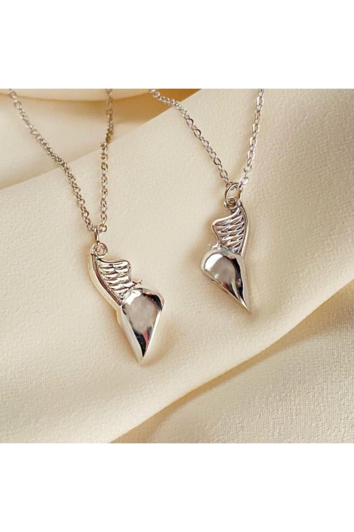 Single Chain Magnet Heart Lover Friend Couple Necklace Trendyol