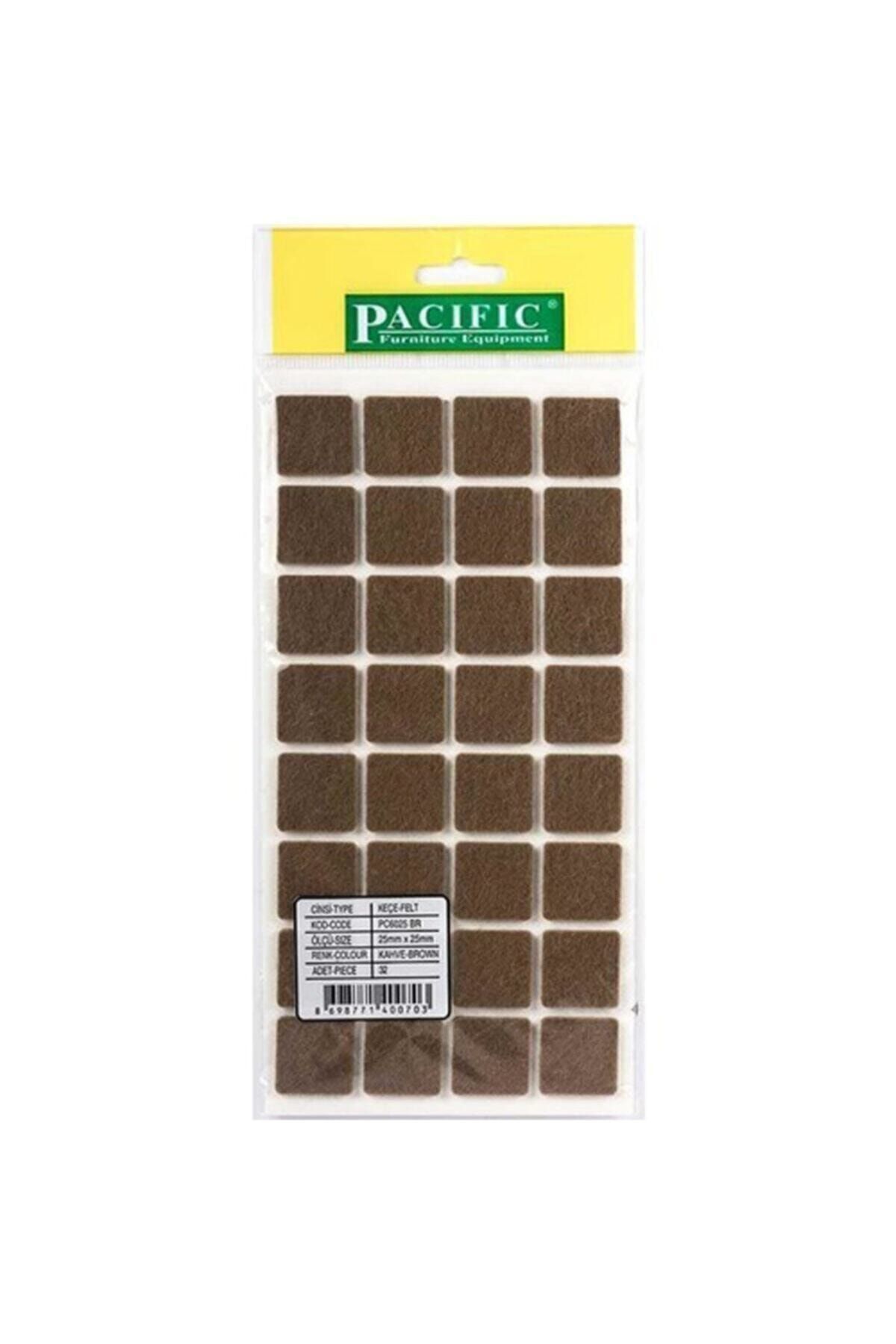 PACIFIC Kare Masa Sandalye Keçesi 25x25 mm
