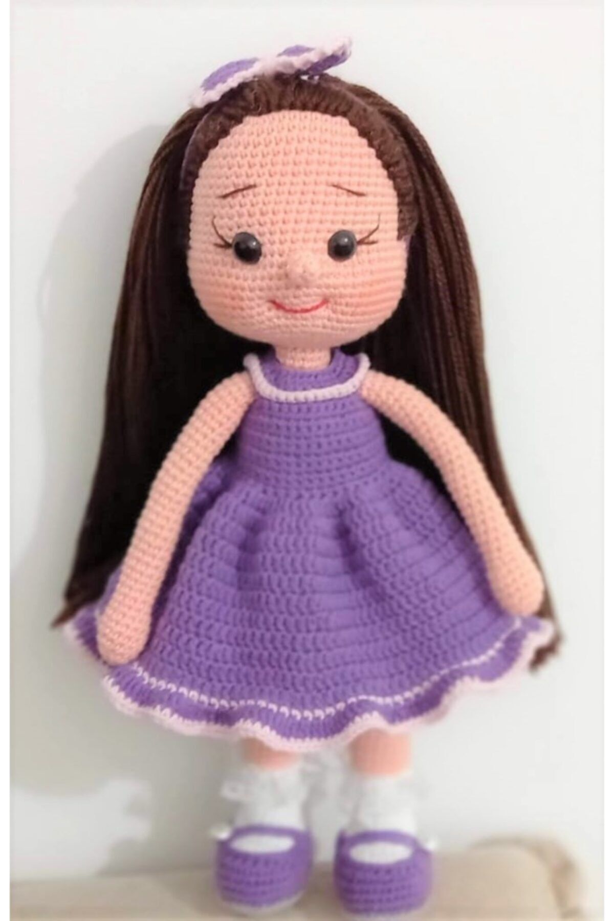 TOYSCİTY Ilknur Bebek Mor Organik Oyuncak