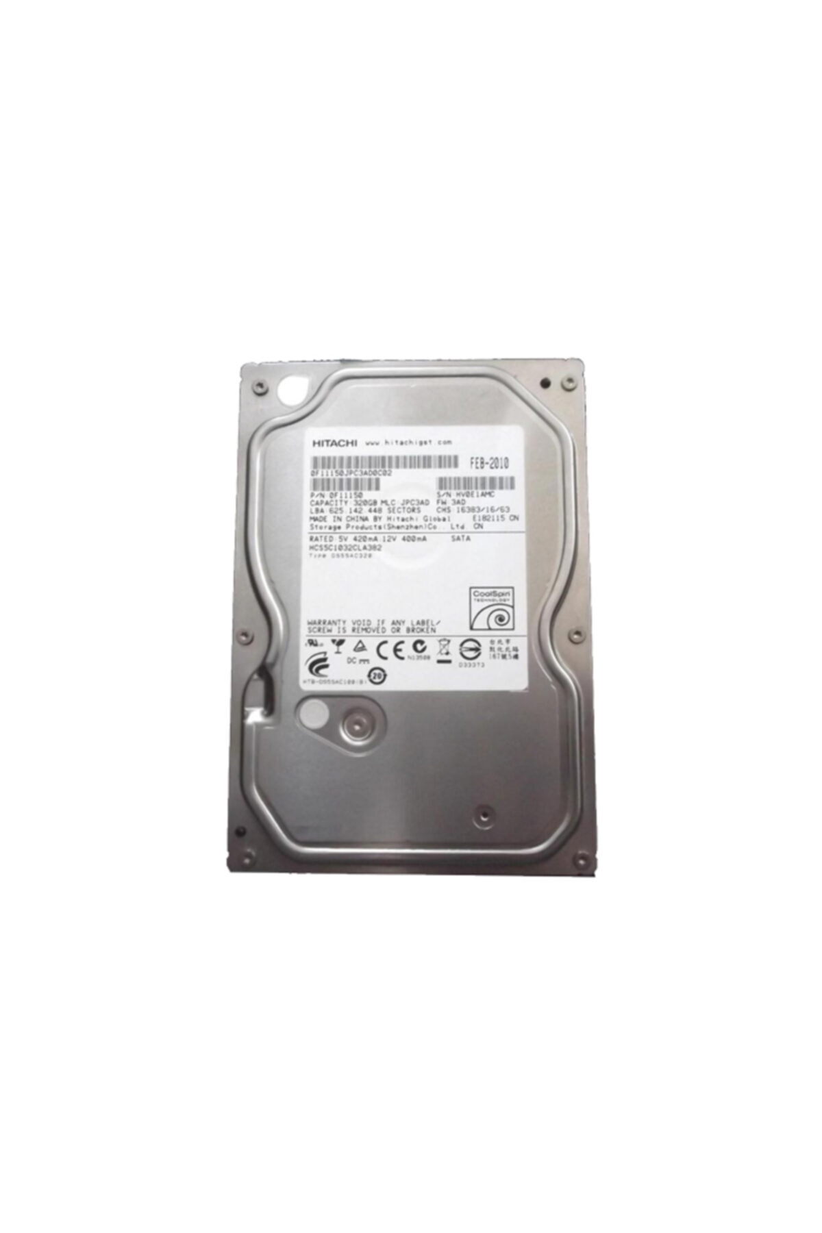 HitachiLG Hitachi 320 Gb 3.5 Hard Disk Hsc5c1032cla382