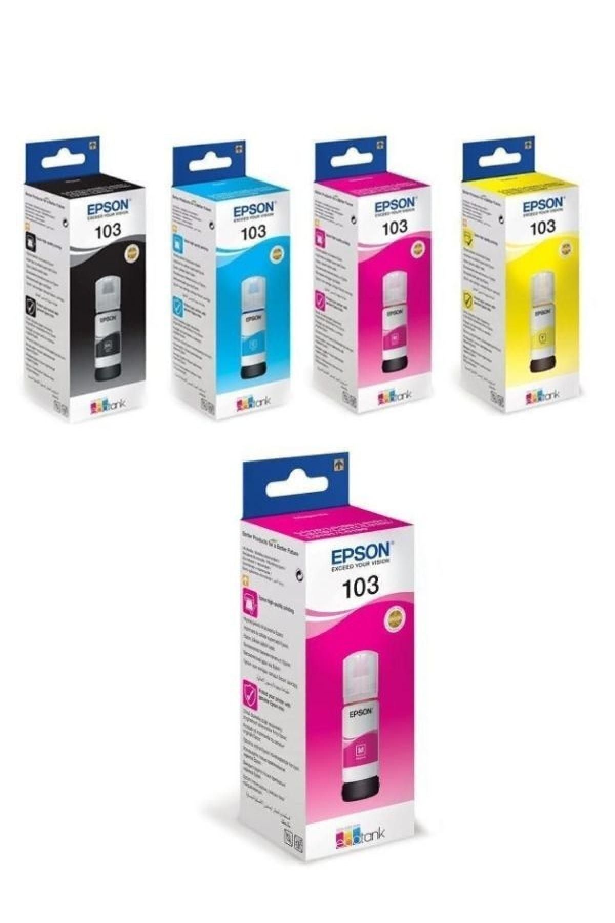 EPSON Ecotank L3151 Orjinal Mürekkep Kartuş Takımı