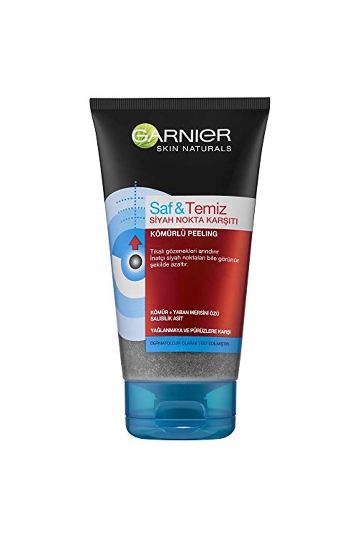 Garnier Skin Naturals Saf  Temiz Siyah Nokta Karşıtı Kömürlü Peeling 150  ml