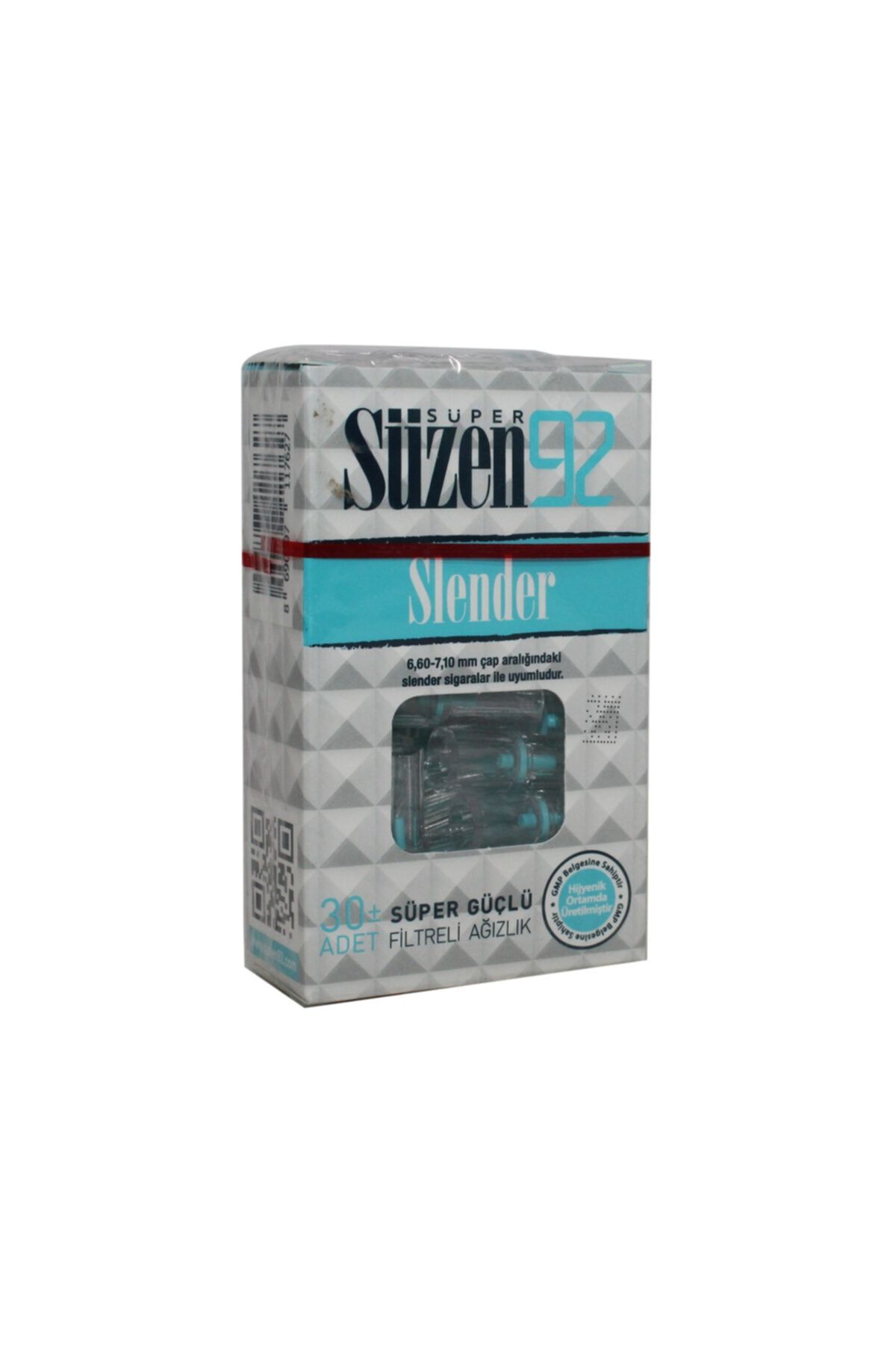 Süzen 92 Slender Filtre Ağızlık 30 Adet Slender