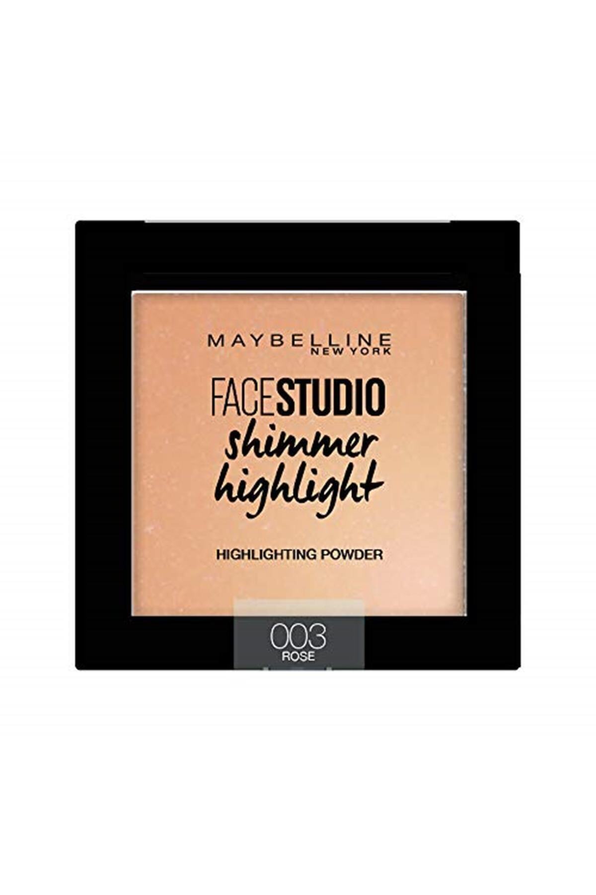 Maybeline Maybelline New York New York Face Studio Shimmer Highlight Aydınlatıcı - 003 Rose 1 Paket (