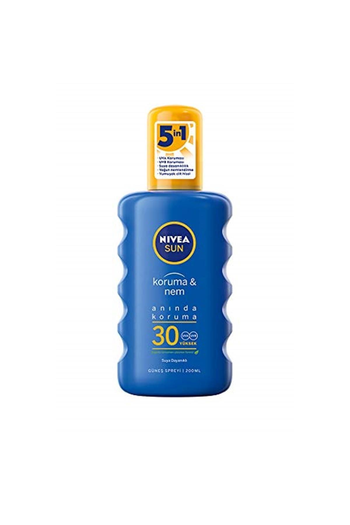 Nivea Sun Koruma & Nem Nemlendirici Güneş Spreyi Gkf 30 200 ml 1 Paket