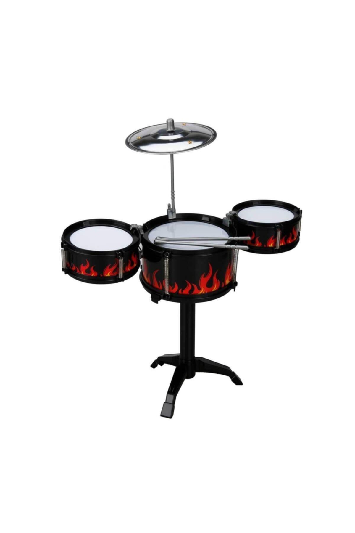 Sunman eccho, Mini Bateri Set - Jazz Drum / 3 Davul,baget,zil / +3 Yaş