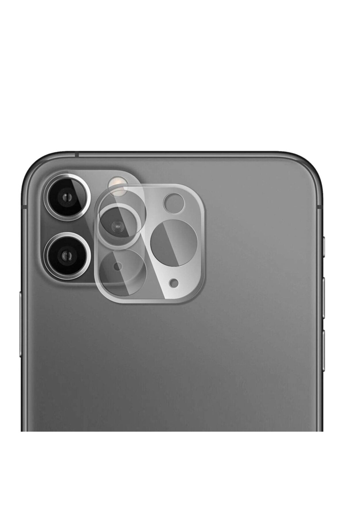 KILIF KENT Kamera Lens Koruma Camı - Apple Iphone 11 Pro Max, Tamperli Kırılmaz Cam Kamera Koruyucu, Şeffaf