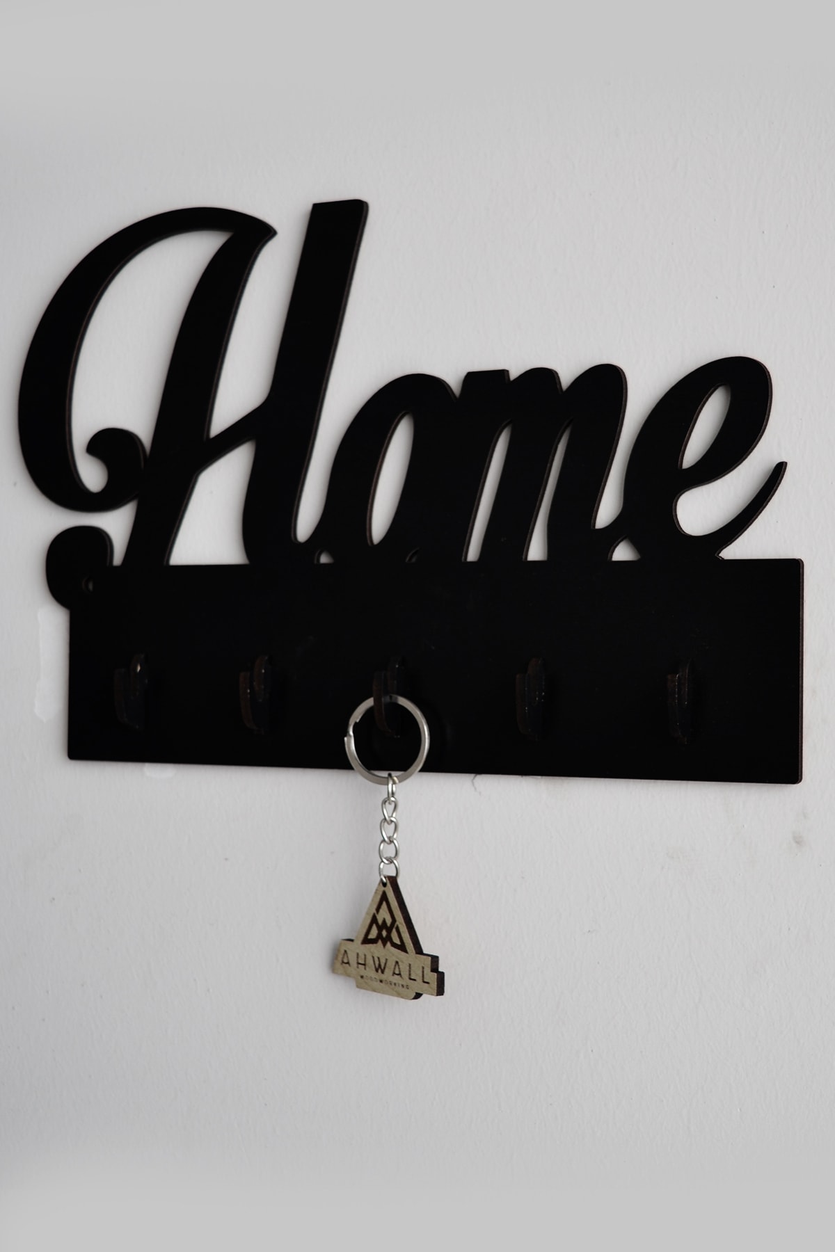 AHWALL WOODWORKING Home Anahtarlık Dekoratif Askılık Mdf