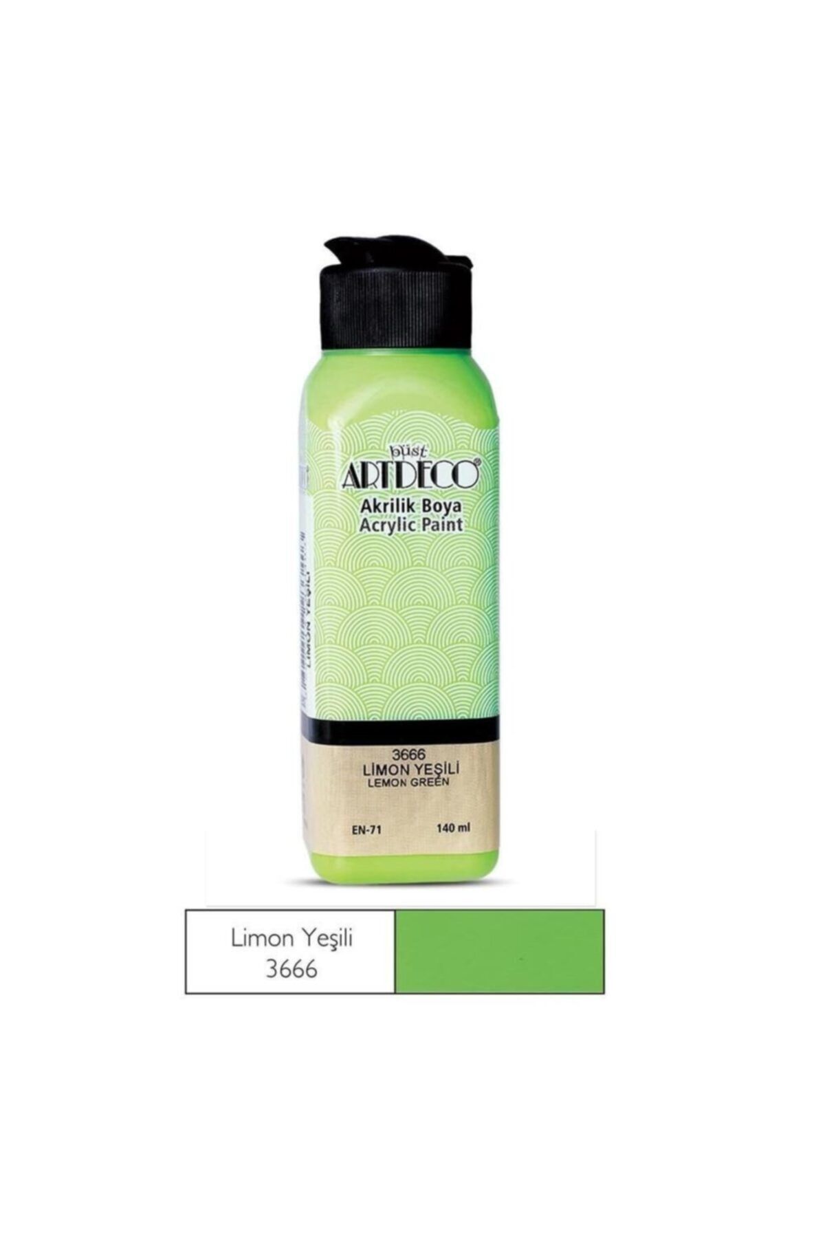 Artdeco Akrilik Boya 70r-3666 140 Mm Limon Yeşili