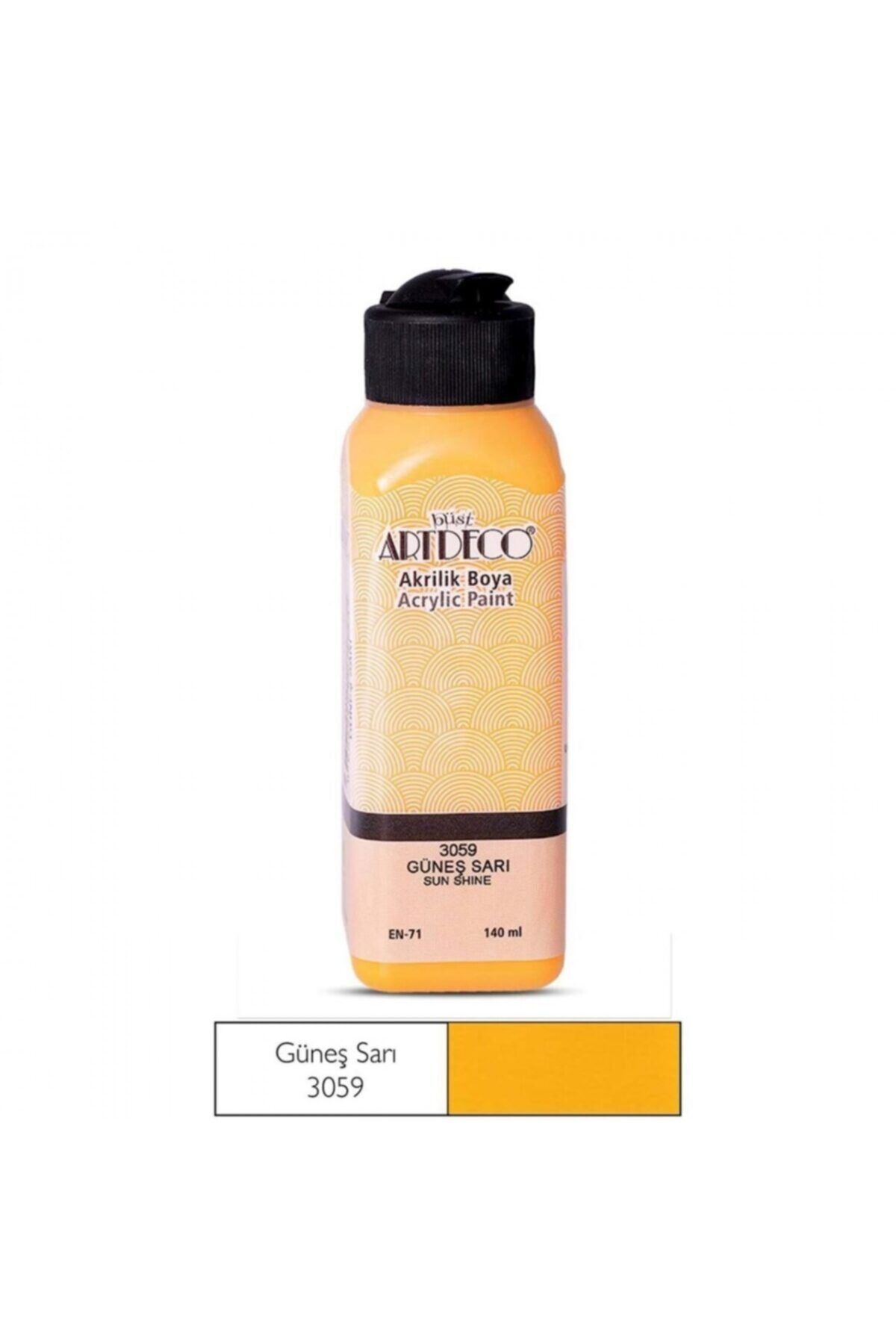 Artdeco Akrilik Boya 70r-3059 140 Mm Güneş Sarı