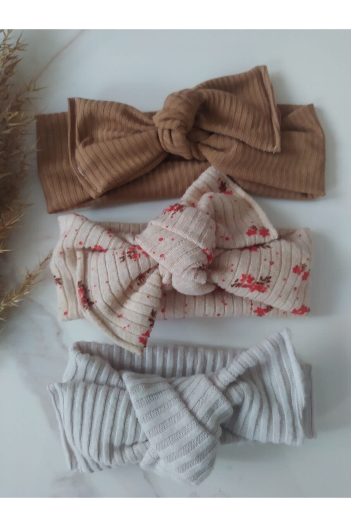 Mellonia Cc Natural 3'lü Bandana Seti