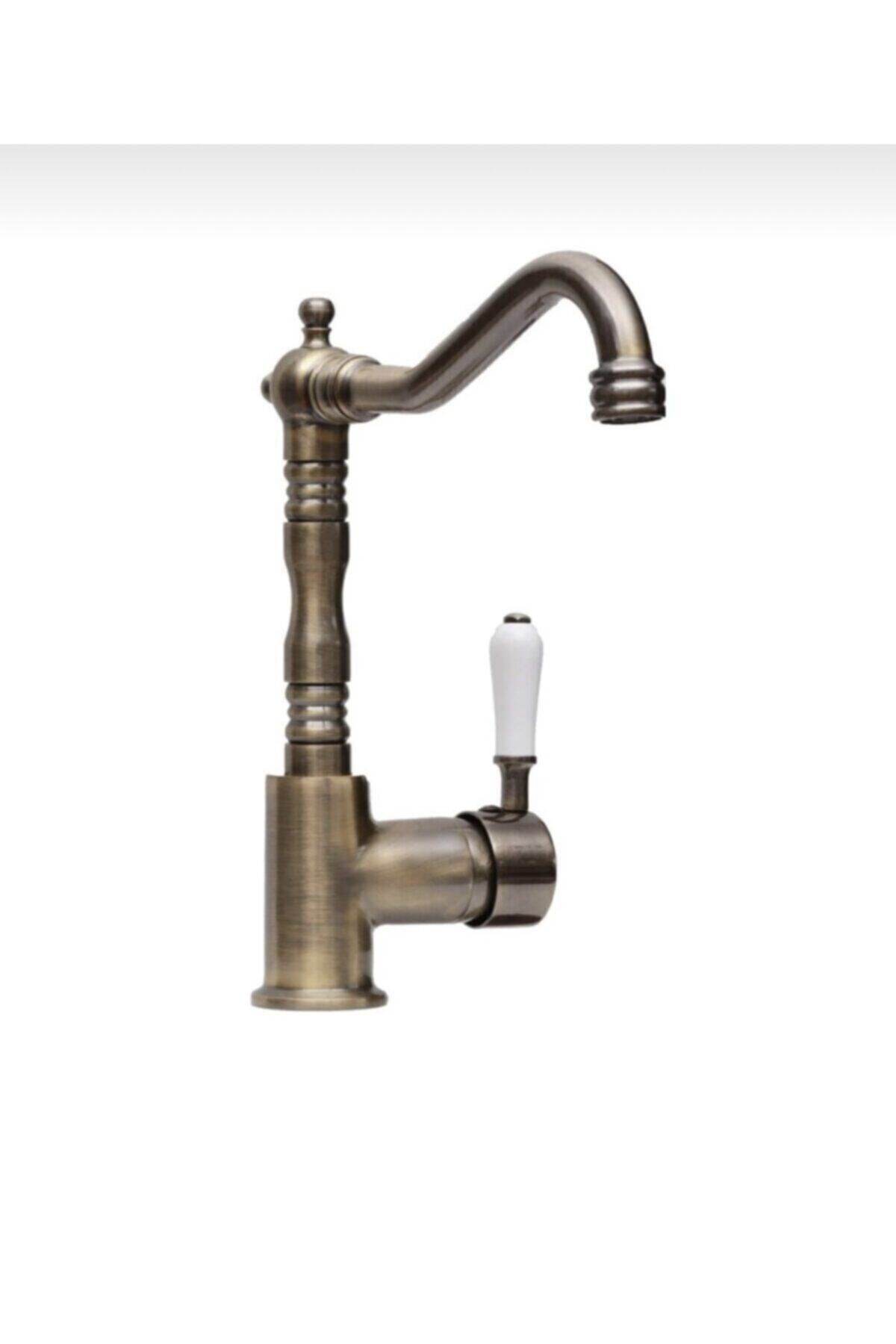 MUSLUK MARKETİ Antik Eskitme Lavabo Veya Mutfak Eviye Bataryası