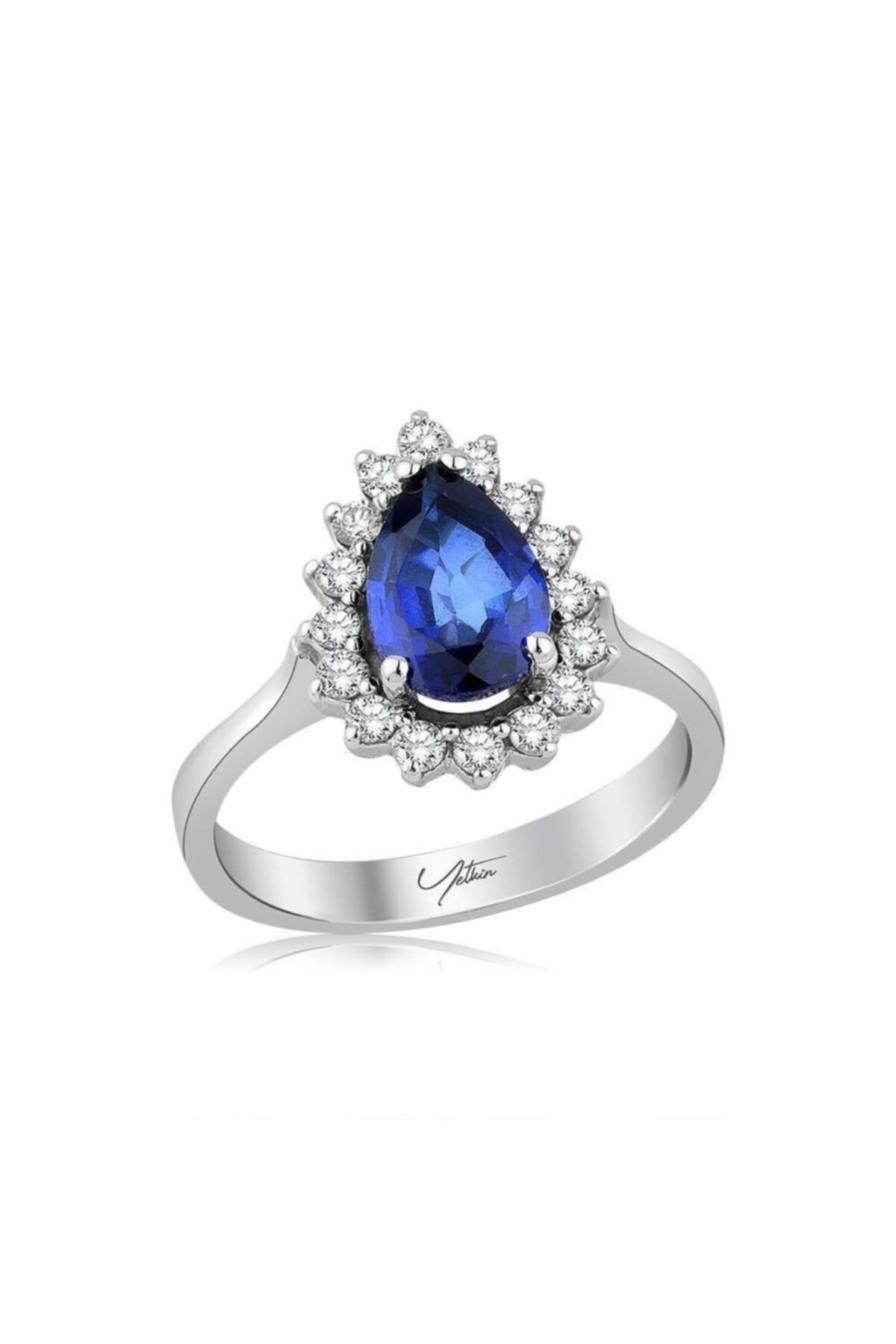 Yetkin Diamond 2.90 Karat Pırlanta Safir Yüzük